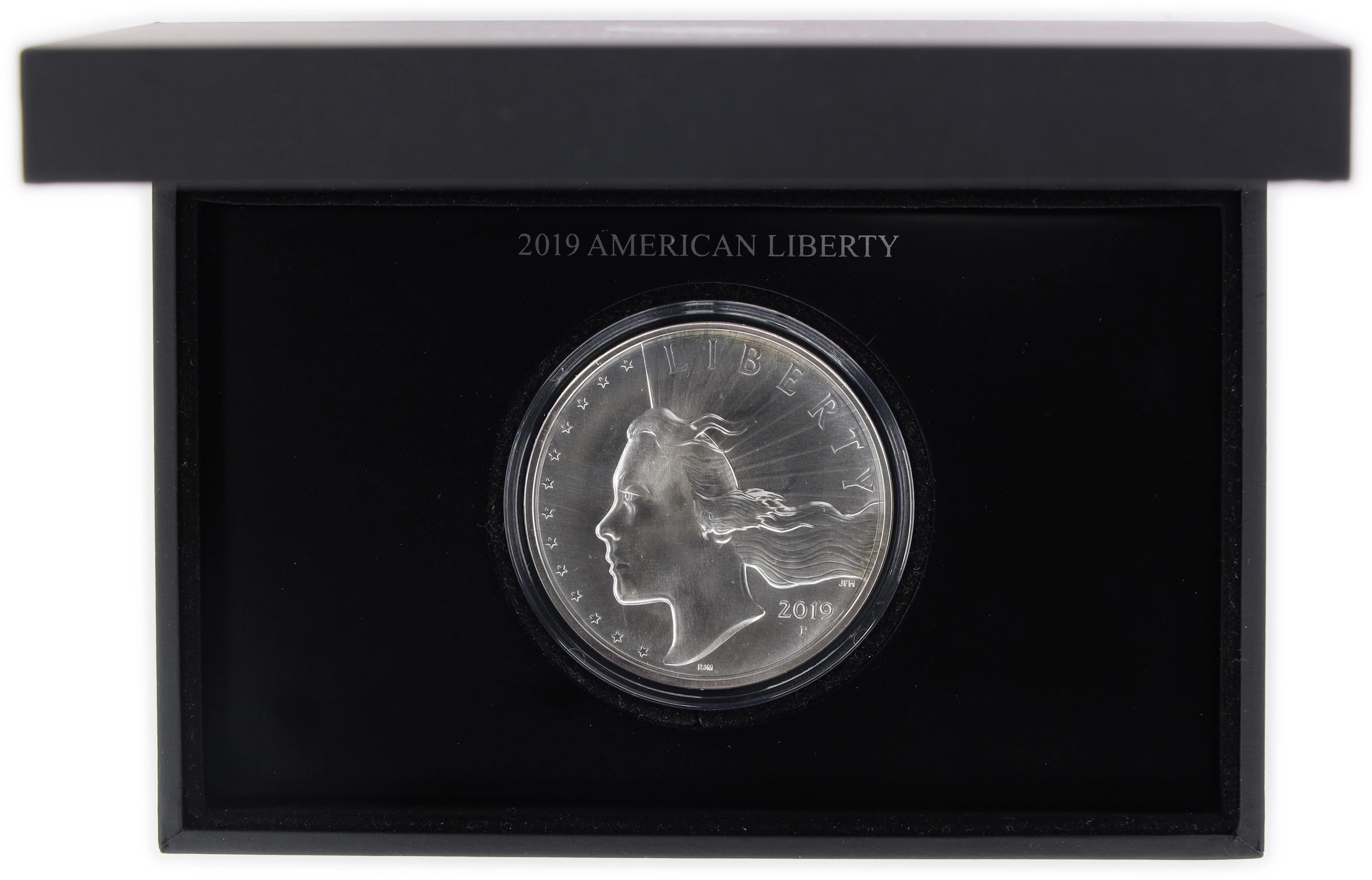 (2.5 oz, 77.76 g ASW). 2019-P American Liberty Silver Medal. High Relief.