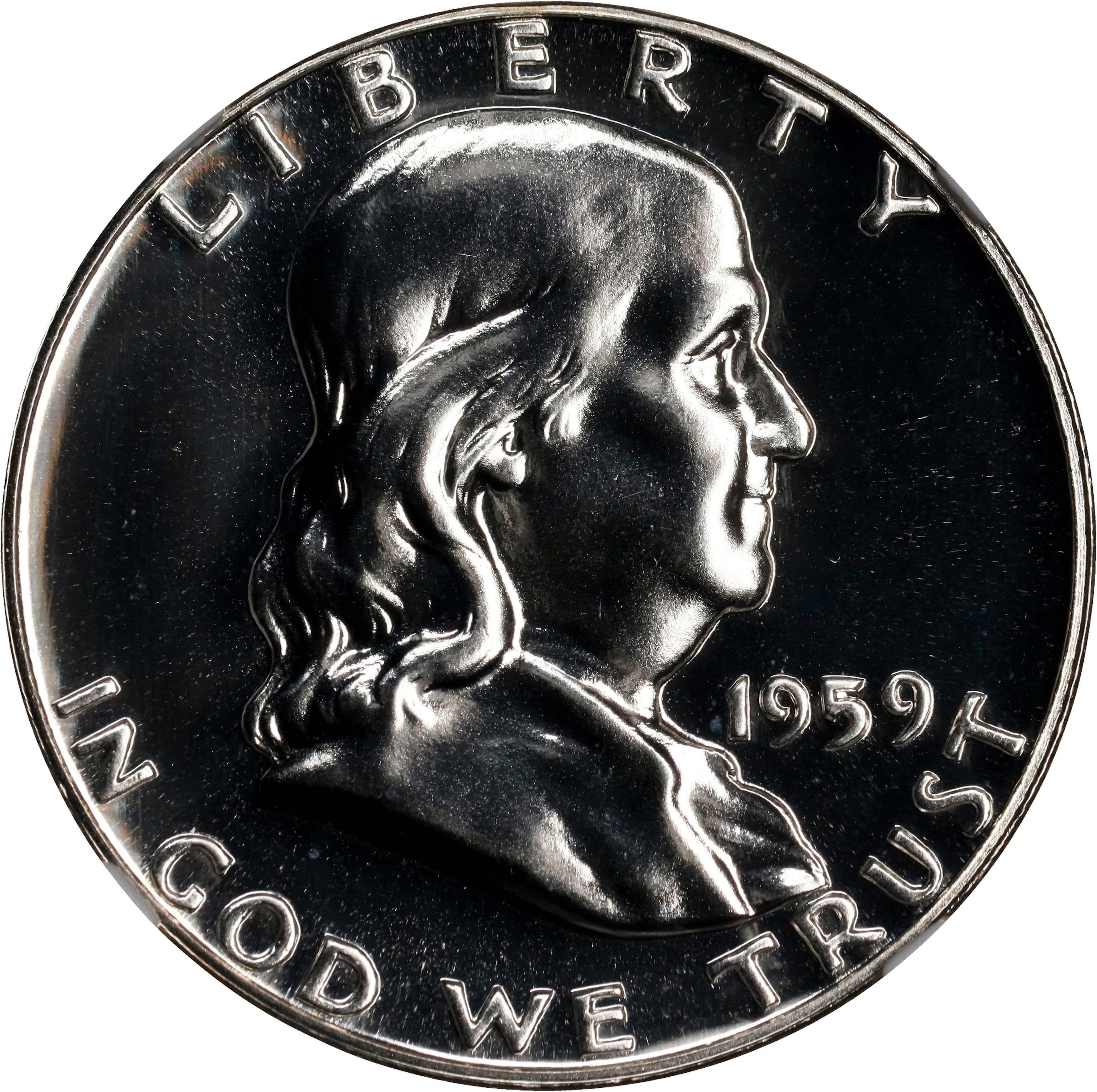 1959 Franklin Half Dollar. Proof-69 (NGC).