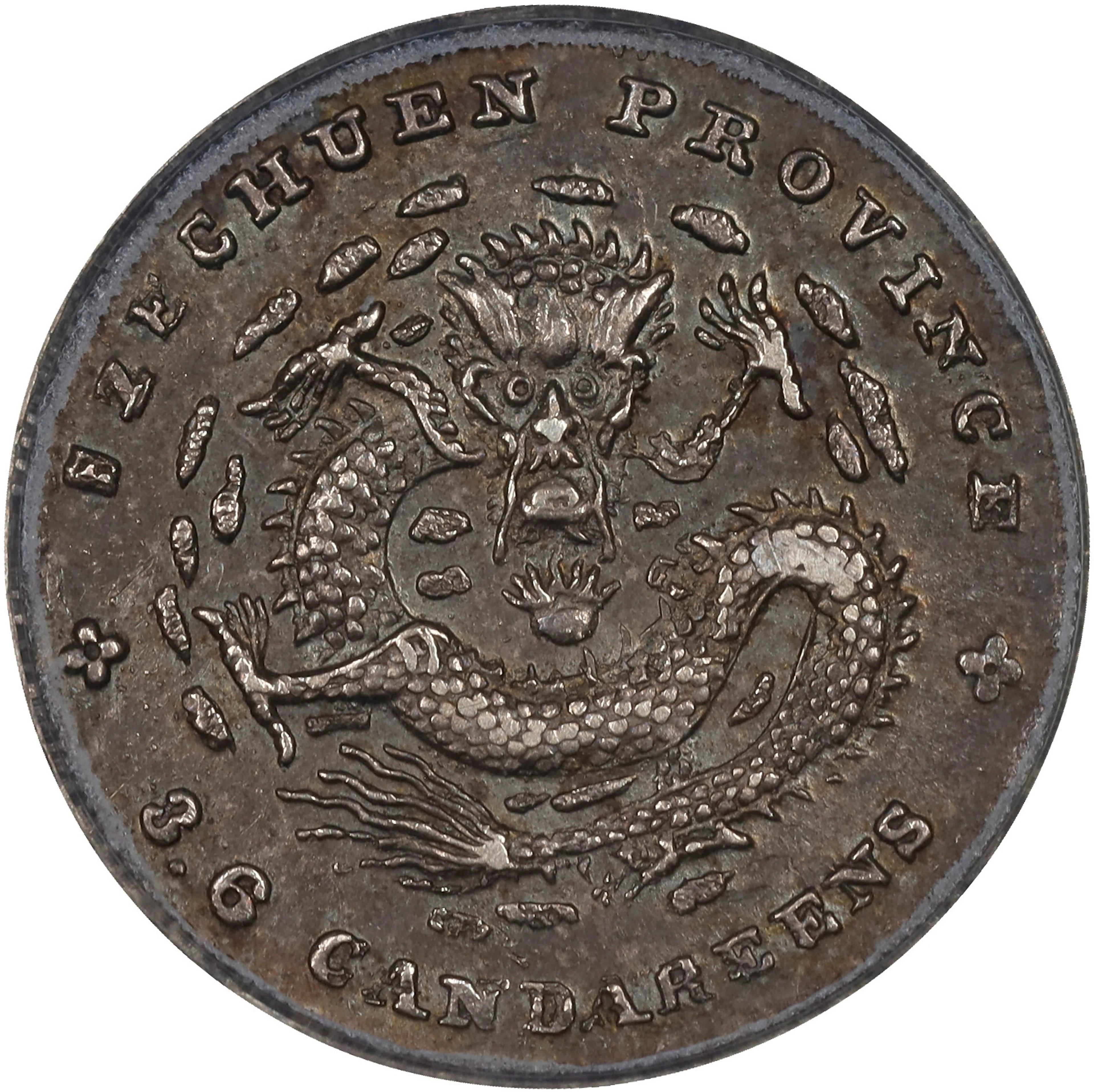 (t) CHINA. Szechuan. 3.6 Candareens (5 Cents), ND (1898-1908). Chengdu