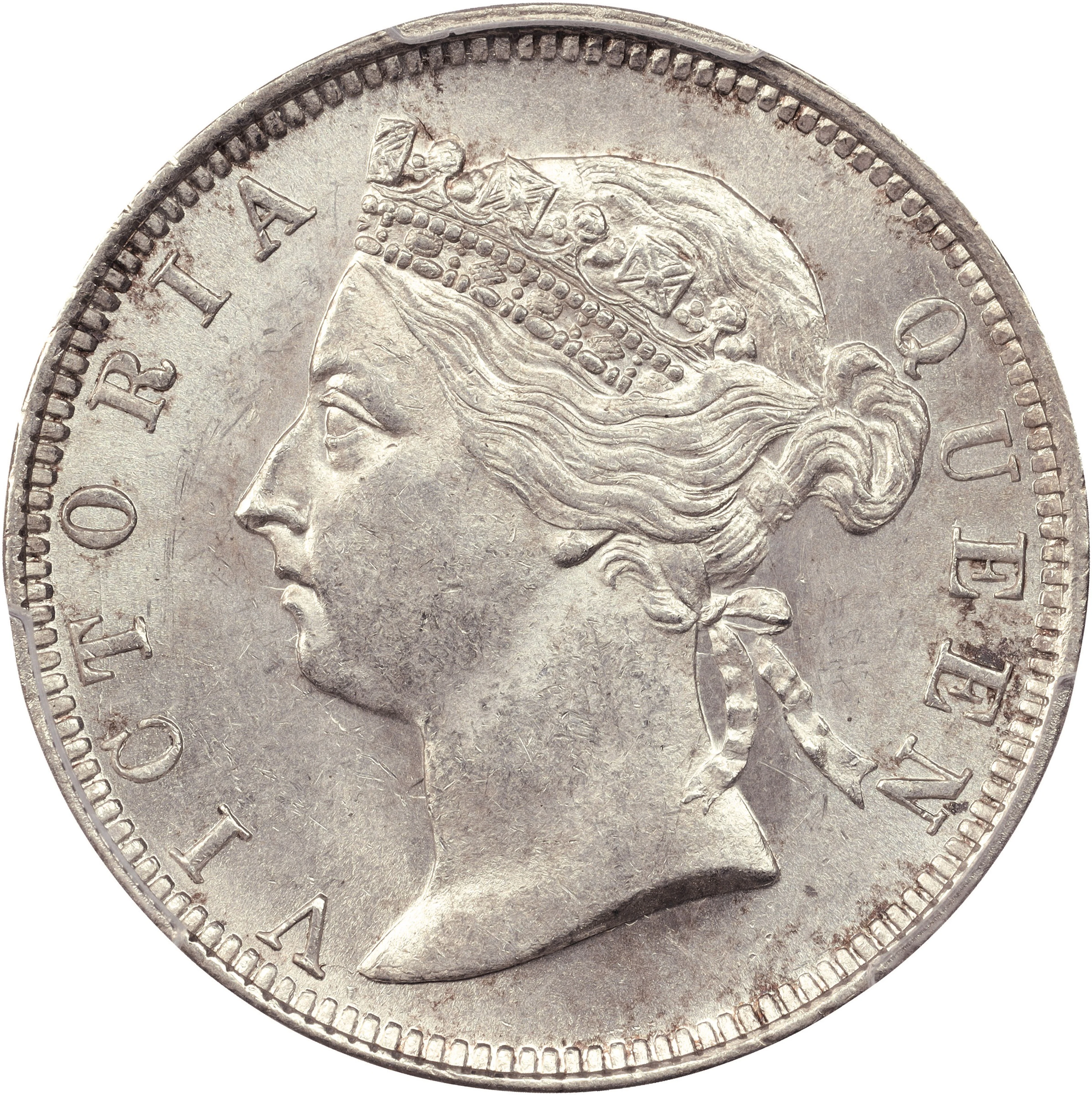 (t) HONG KONG (SAR). 20 Cents, 1888. London Mint. Victoria. PCGS MS-62.