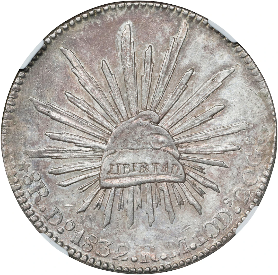 MEXICO. 8 Reales, 1832-Do RM. Durango Mint. NGC AU Details--Cleaned.