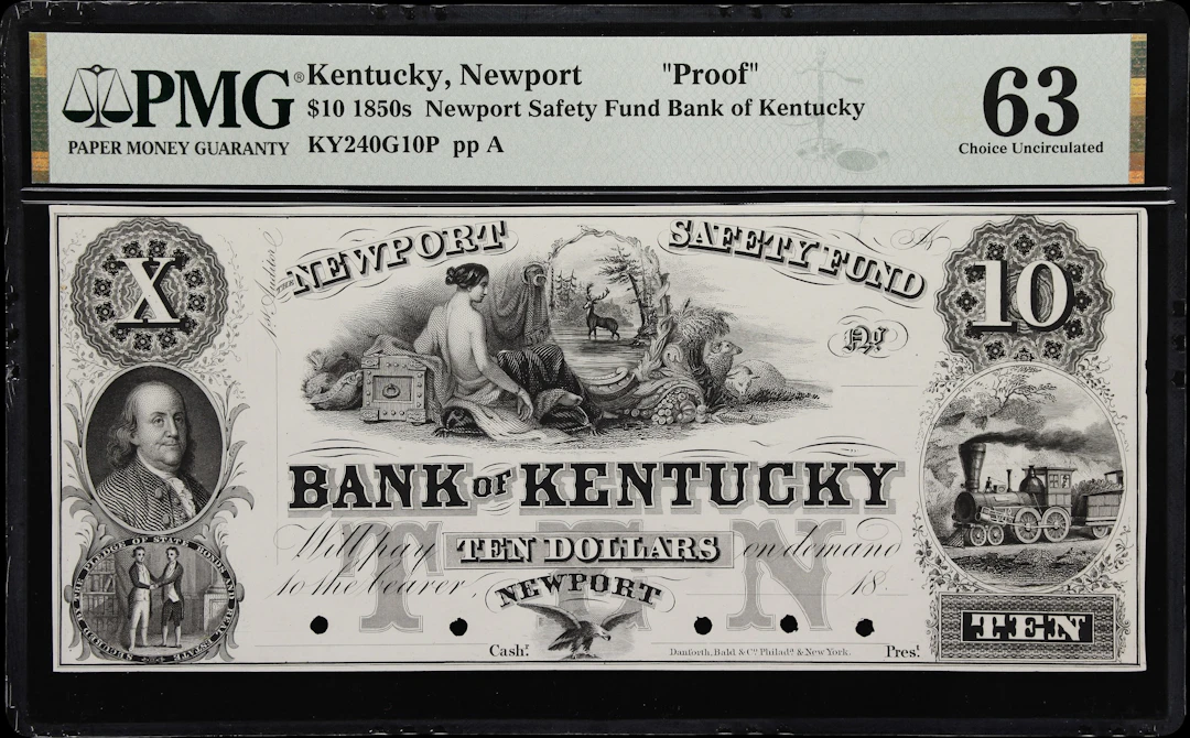 Newport, Kentucky. Newport Safety Fund Bank of Kentucky. 18xx $10.