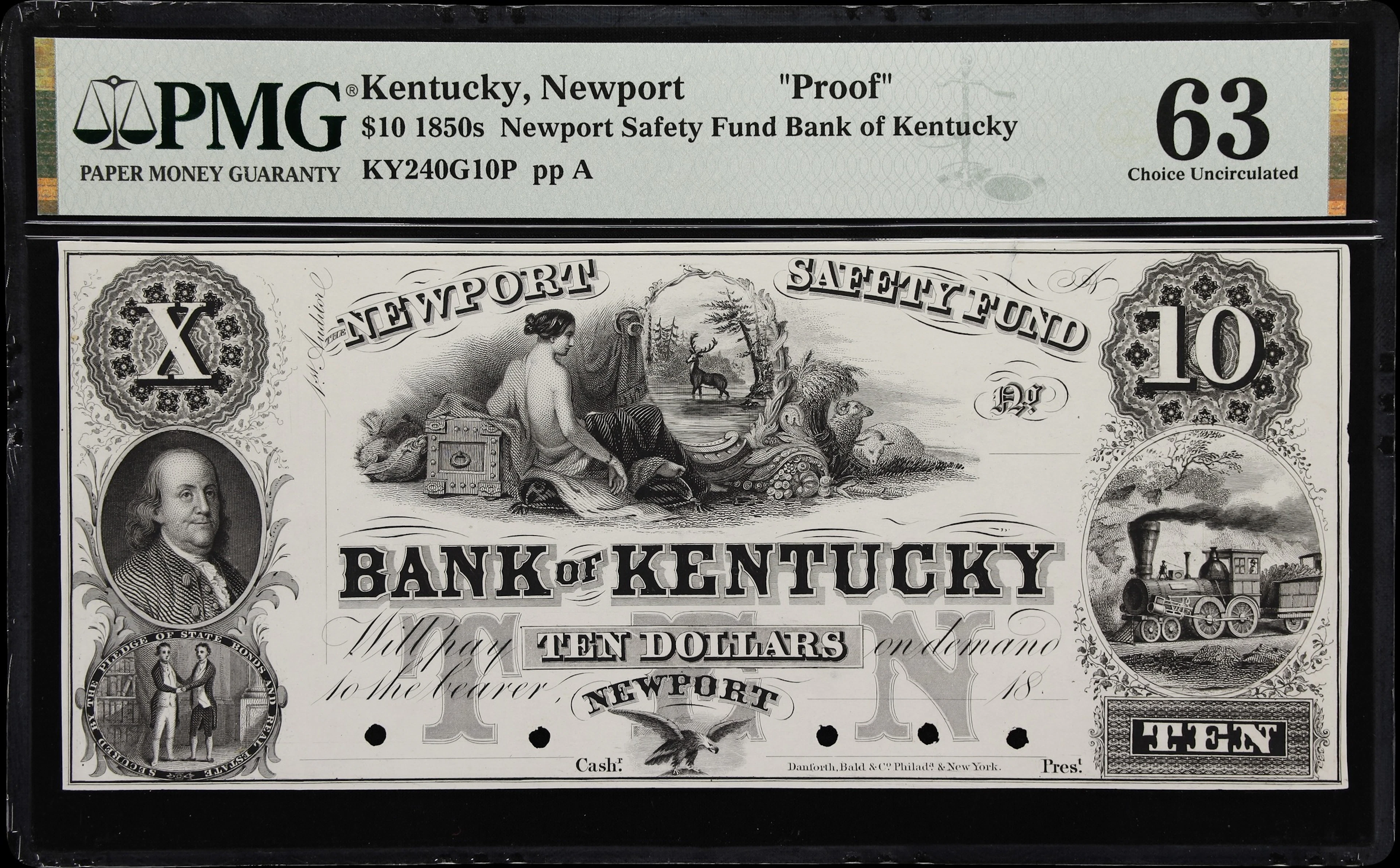 Newport, Kentucky. Newport Safety Fund Bank of Kentucky. 18xx $10.