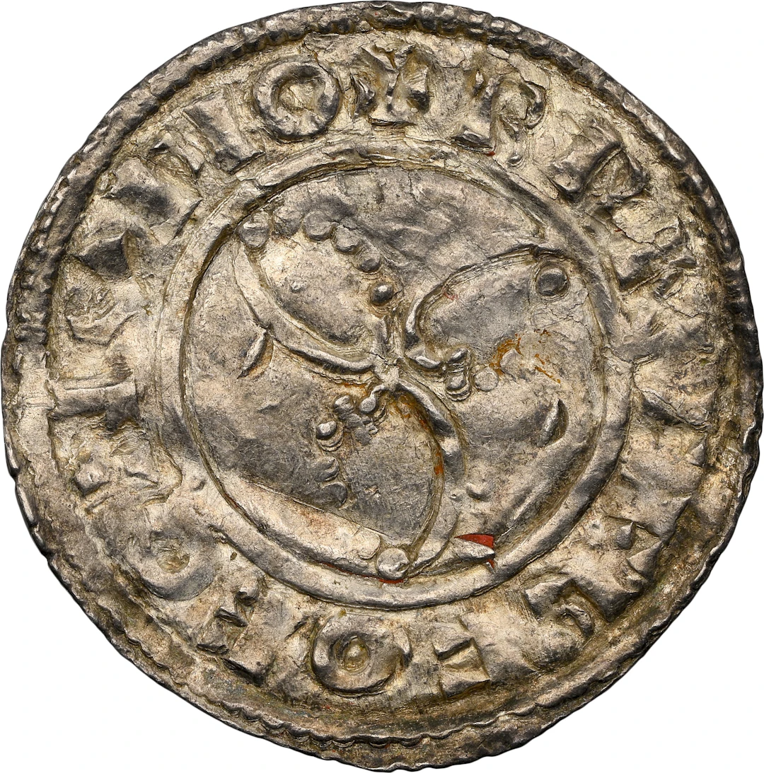 DENMARK. Penny, ND (1018-35). Roskilde Mint. Cnut (Knud den Store).
