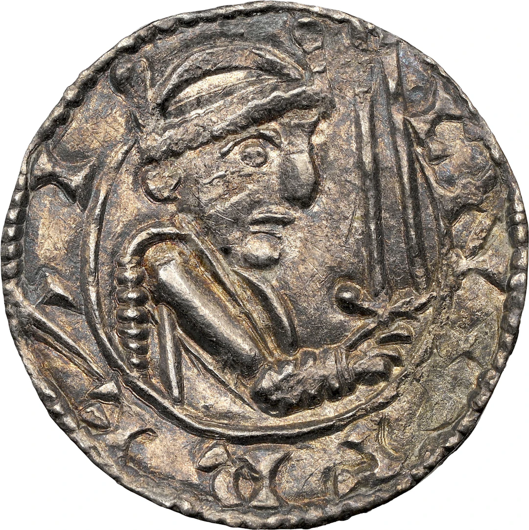 DENMARK. Penny, ND (1080-86). Roskilde Mint. Canute IV (Knud d. Hellige).