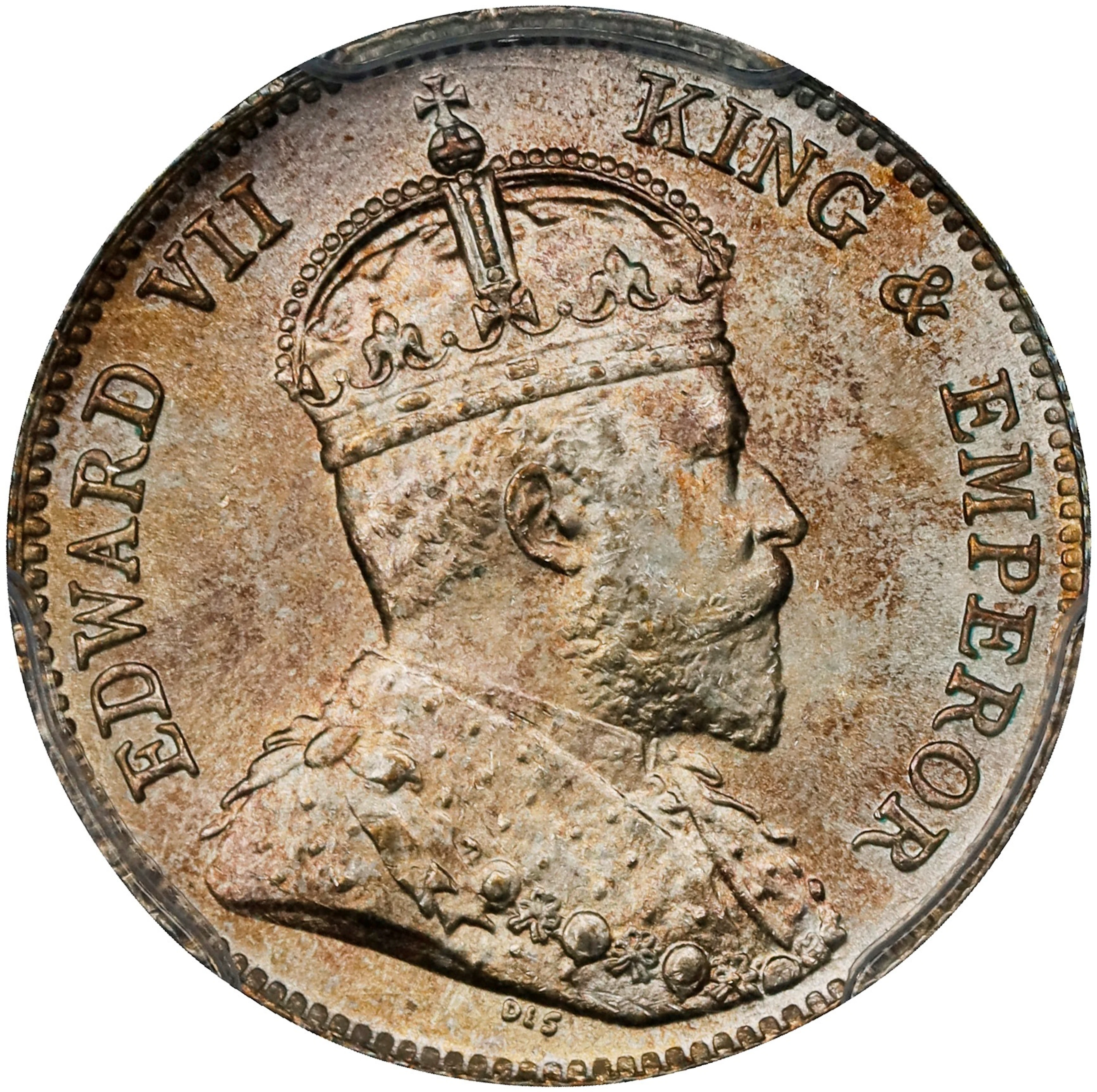 (t) HONG KONG (SAR). 10 Cents, 1904. London Mint. Edward VII. PCGS MS-64+.
