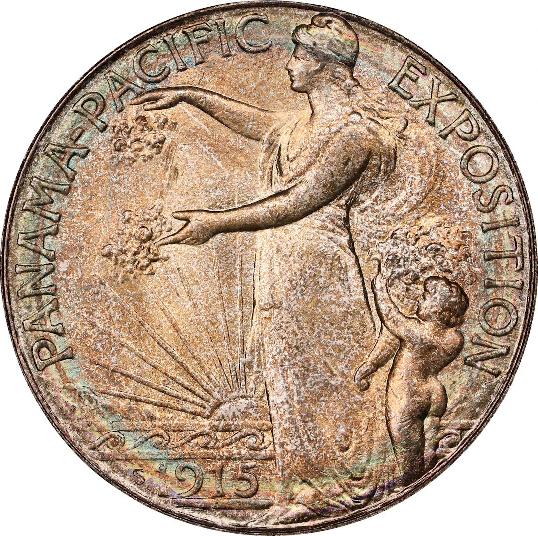 1915-S Panama-Pacific Exposition Half Dollar. MS-66 (NGC). CAC.