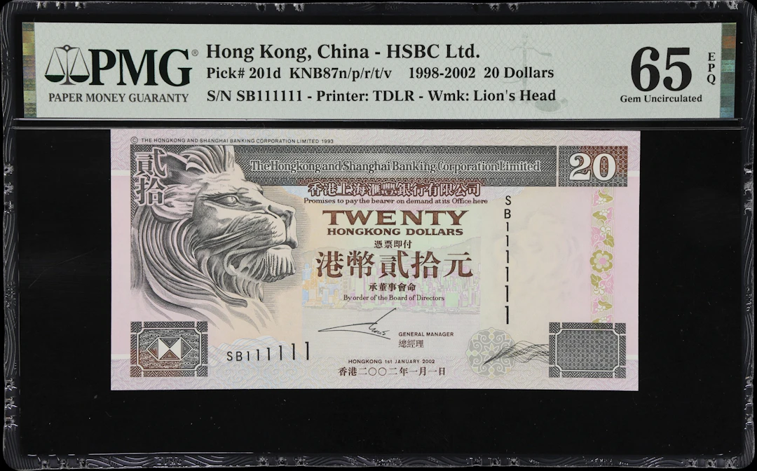 (t) HONG KONG (SAR). Hong Kong & Shanghai Banking Corporation. 20