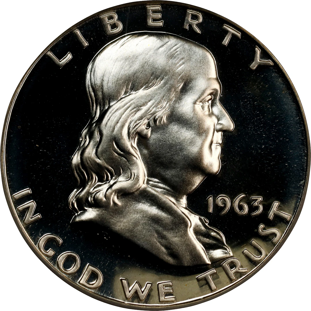 1963 Franklin Half Dollar. Proof-68 (PCGS). OGH Generation 3.0.