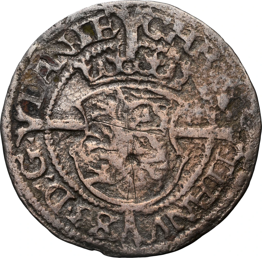 DENMARK. Skilling, 1550. Copenhagen Mint. Christian III. NGC VF D