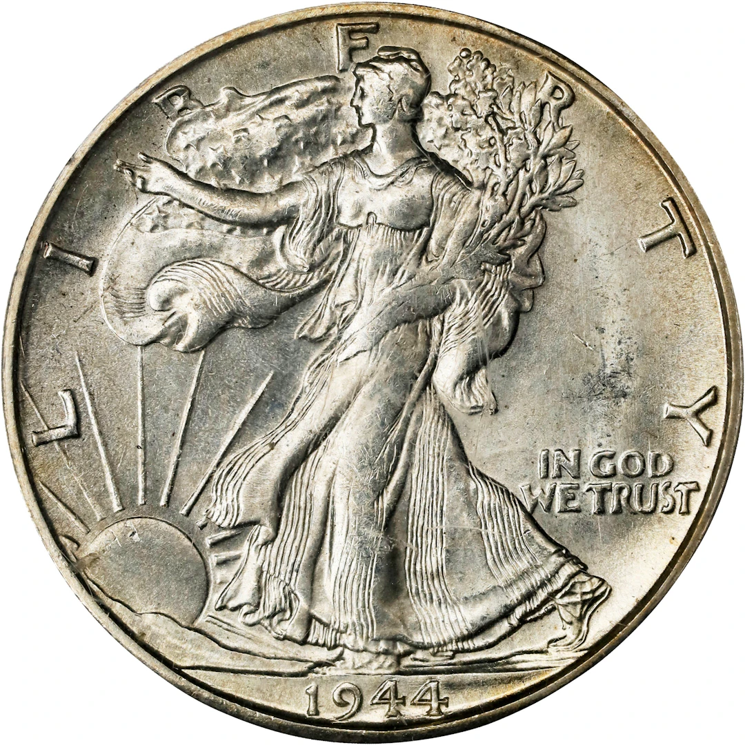 1944-S Walking Liberty Half Dollar. MS-65 (PCGS). OGH Generation 1.2 Rattler.