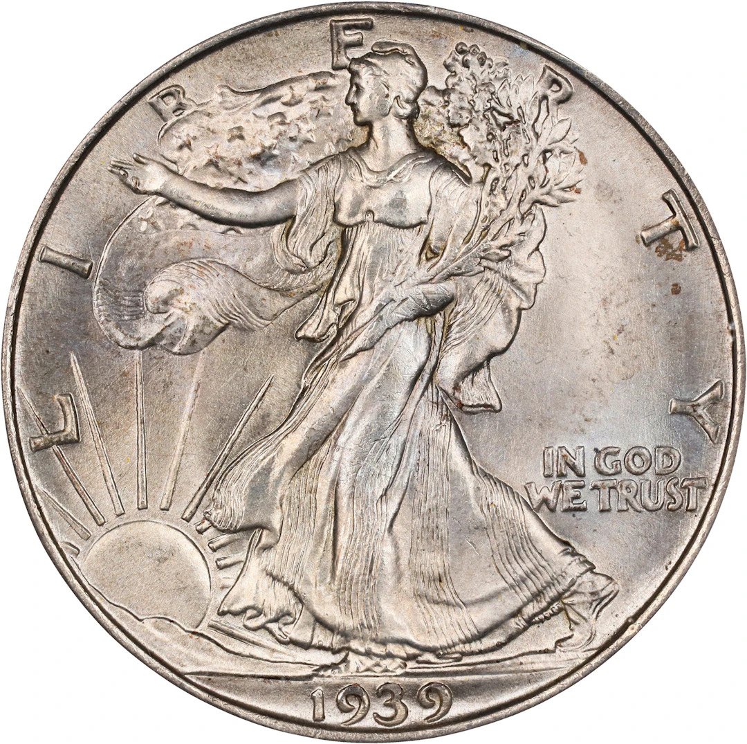 1939-S Walking Liberty Half Dollar. MS-64 (PCGS).
