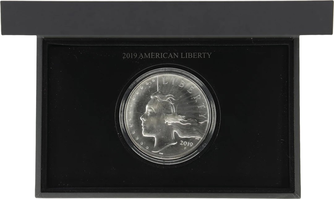 (2.5 oz, 77.76 g ASW). 2019-P American Liberty Silver Medal. High Relief.