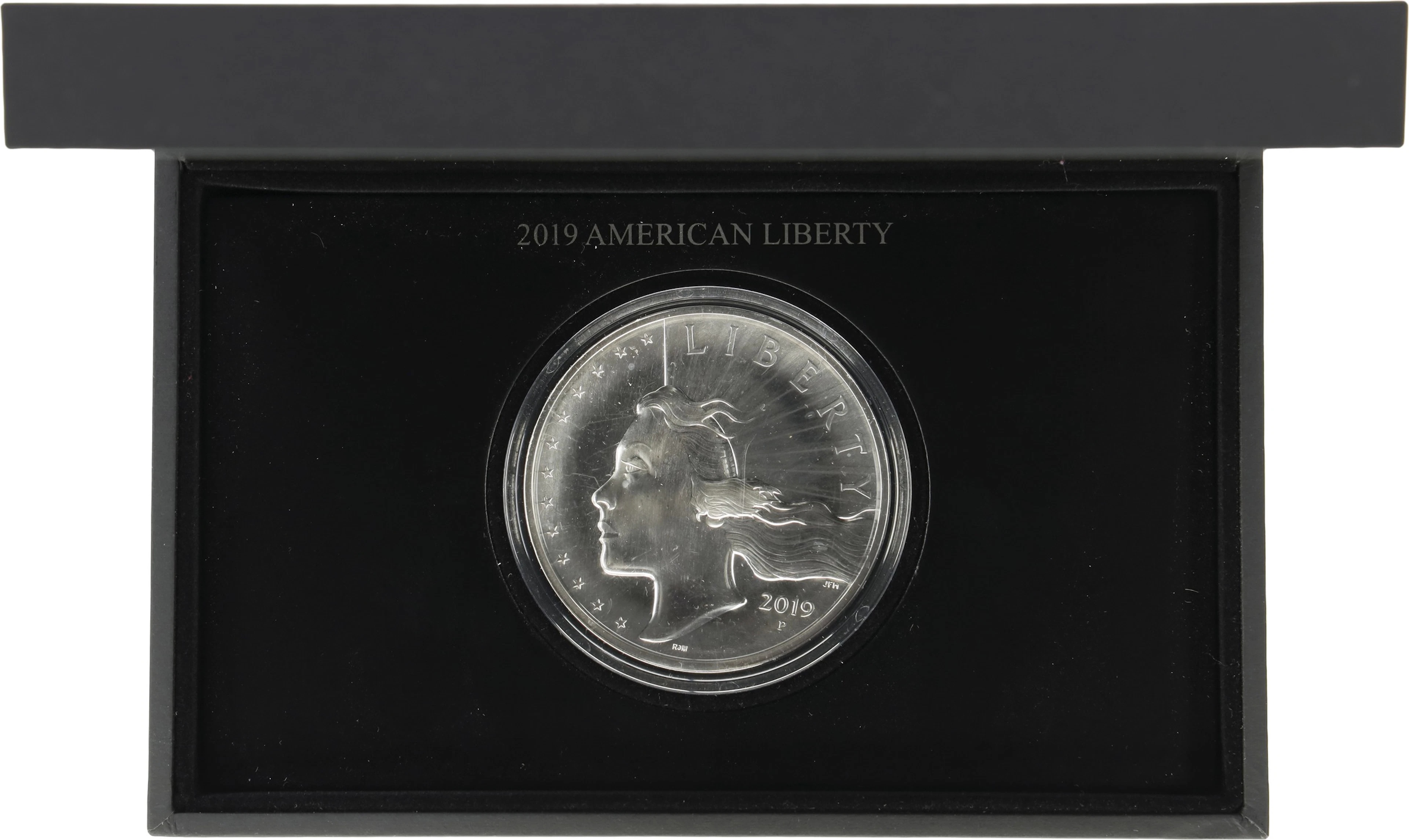 (2.5 oz, 77.76 g ASW). 2019-P American Liberty Silver Medal. High Relief.