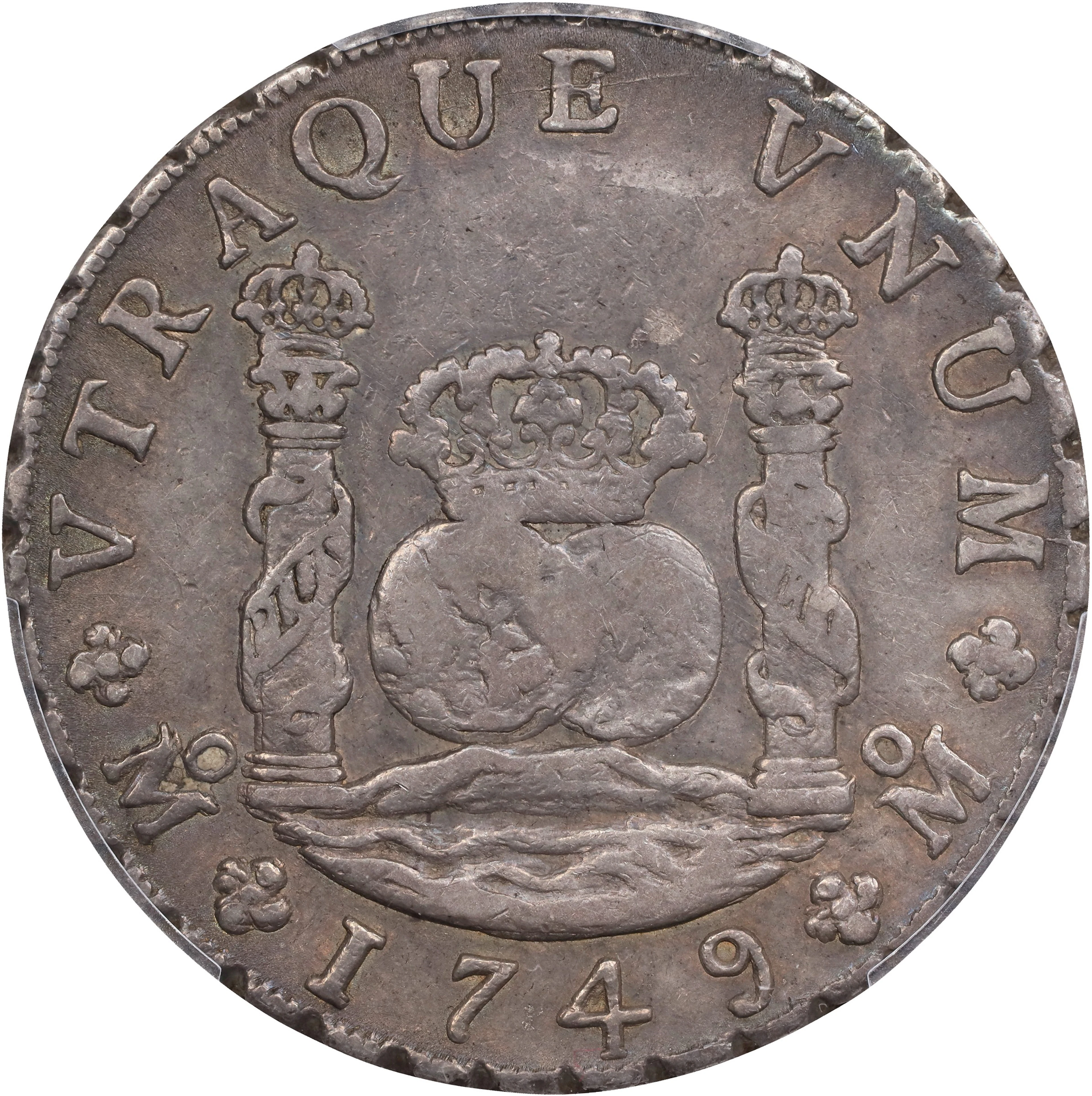 MEXICO. 8 Reales, 1749-Mo MF. Mexico City Mint. Ferdinand VI. PCGS VF-35.