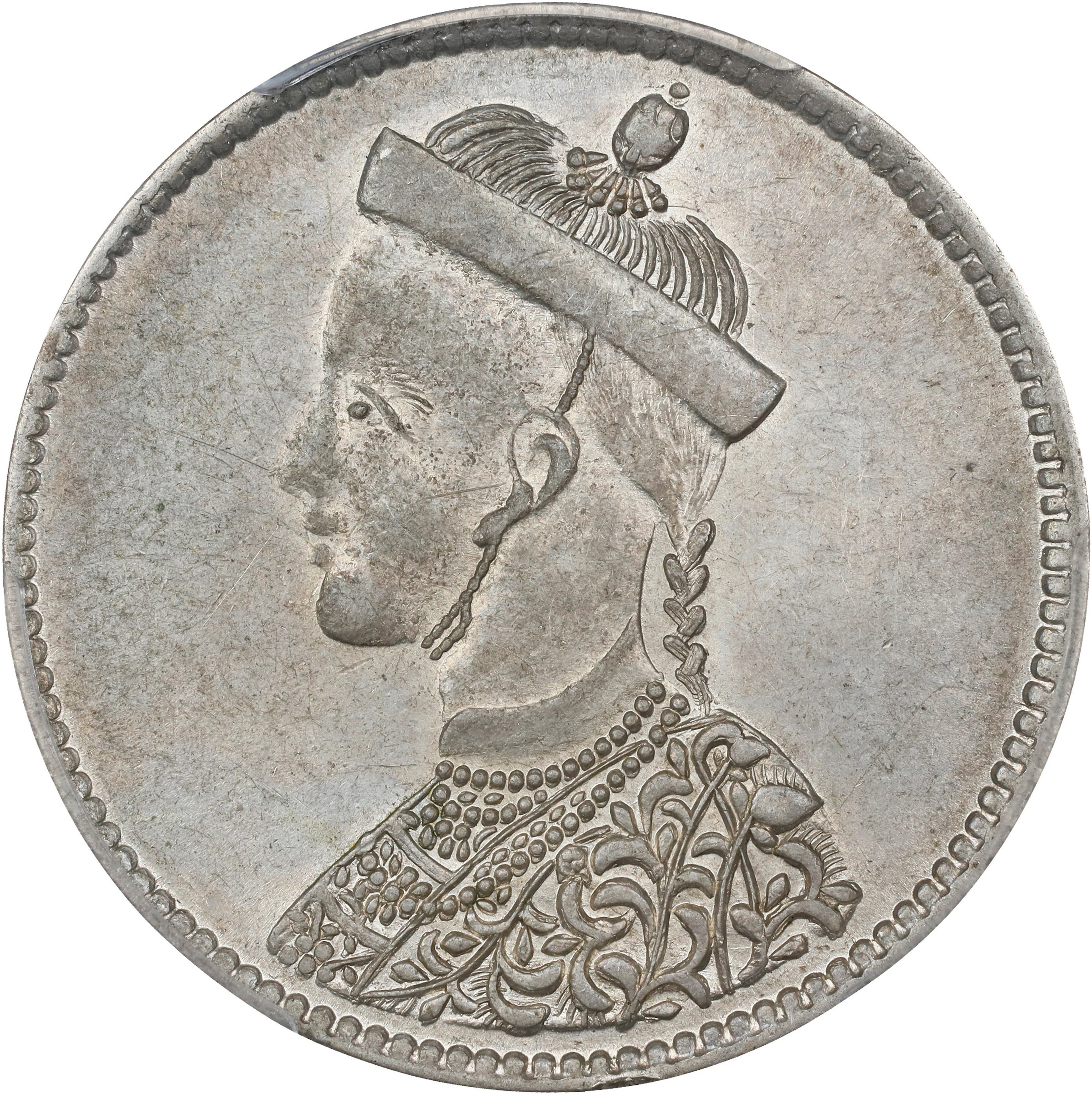 (t) CHINA. Szechuan-Tibet. Rupee, ND (1911-33). Chengdu Mint. PCGS AU-58.