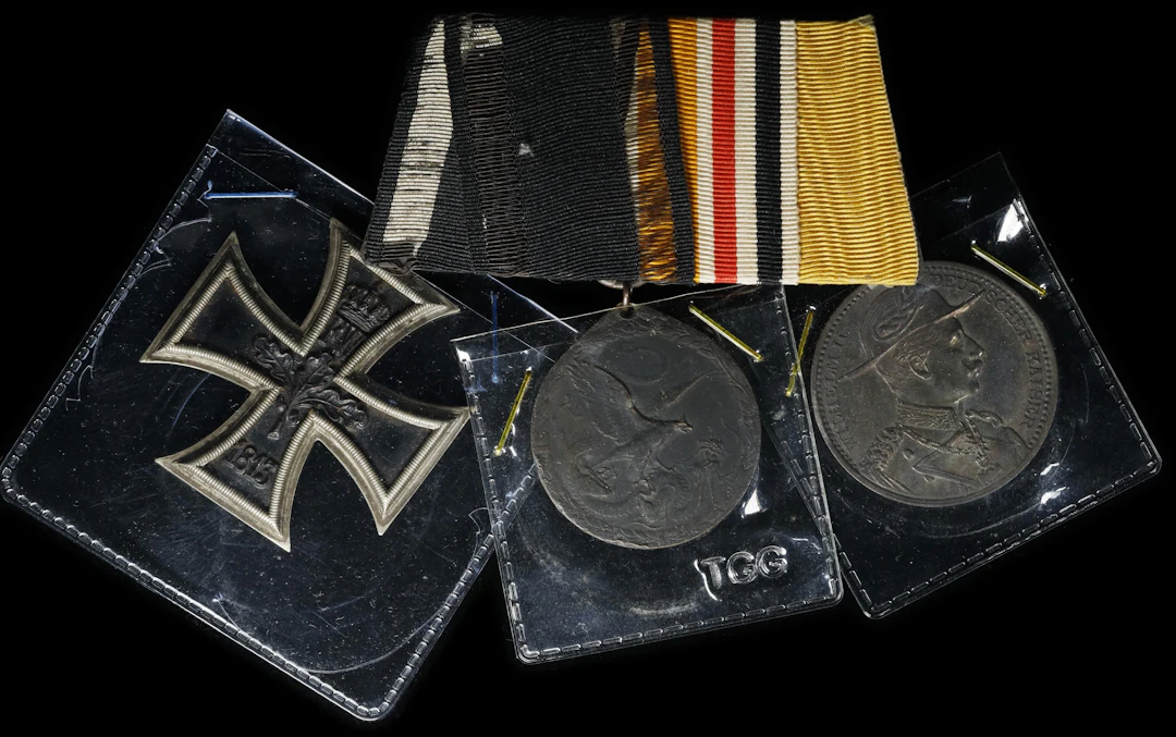 CHINA. China - Germany. Trio of Military Medals (3 Pieces), 1900-1914.
