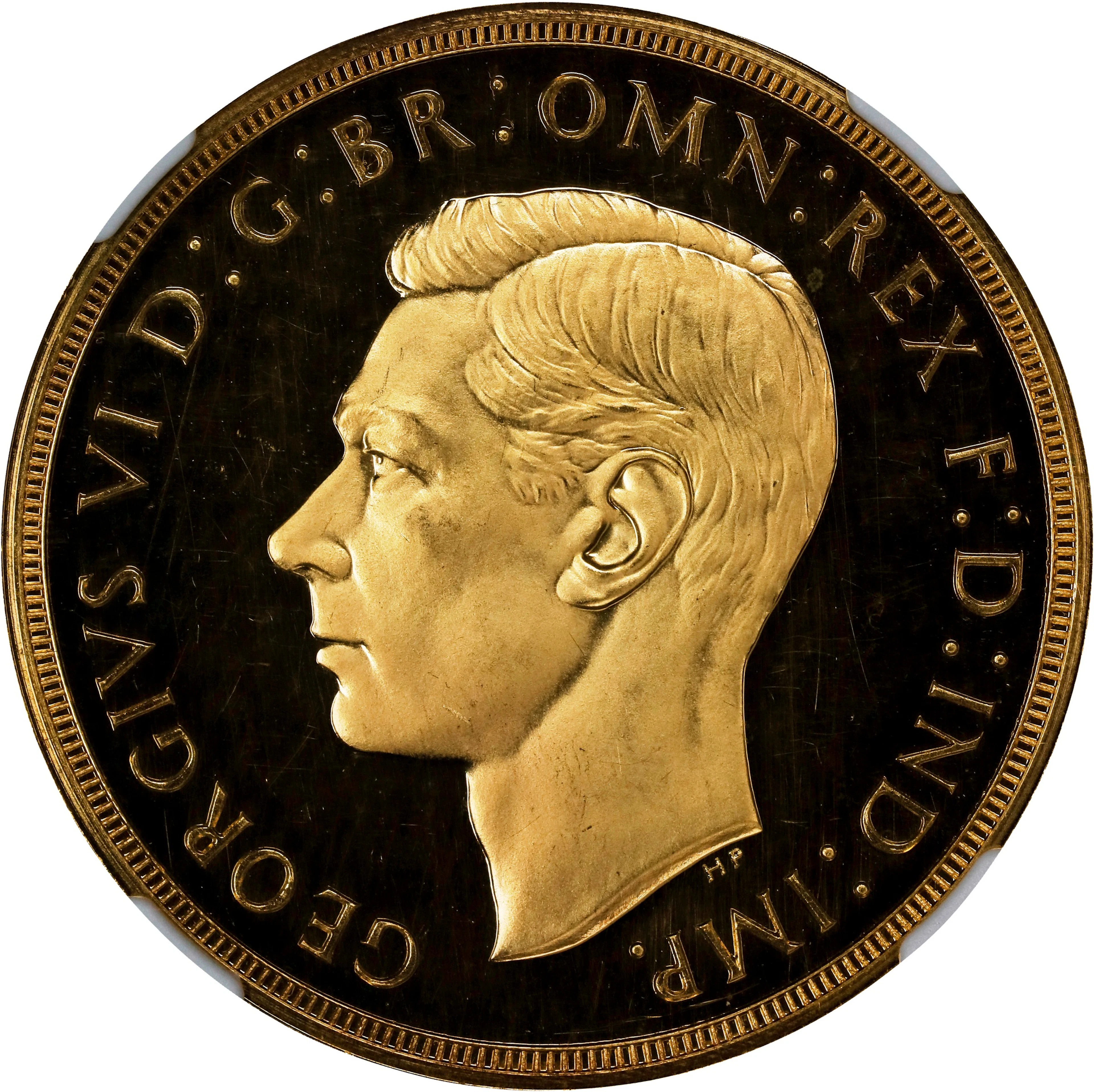 GREAT BRITAIN. 5 Pounds, 1937. London Mint. George VI. NGC PROOF-64+