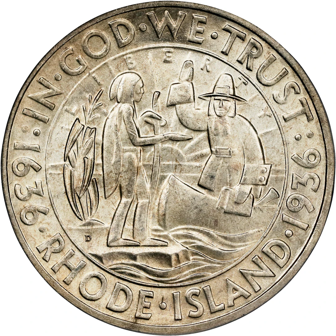 1936-D Rhode Island Tercentenary. MS-64 (PCGS). OGH Generation 2.1.