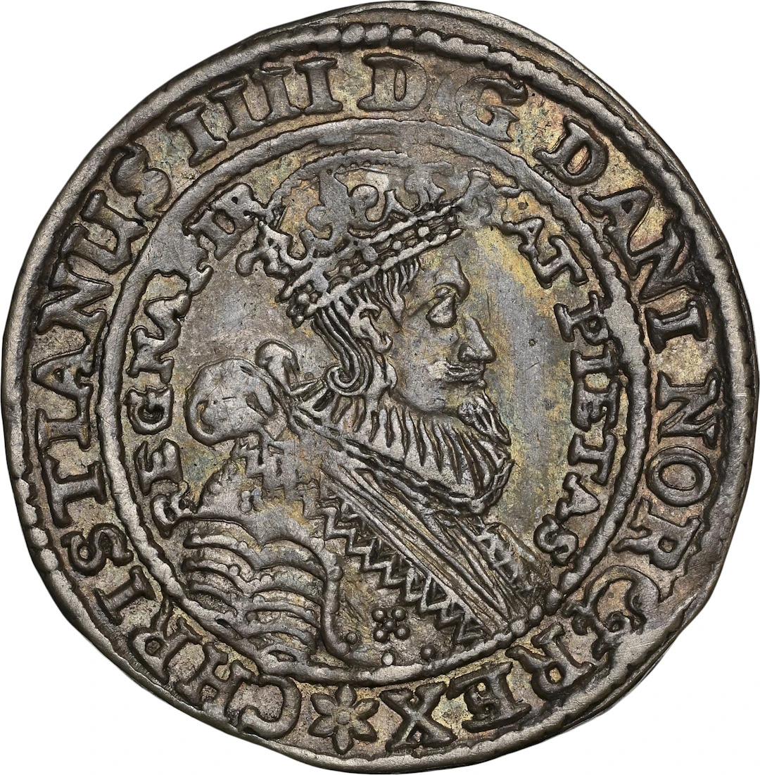 NORWAY. 1/4 Speciedaler, 1640. Christiania Mint. Christian IV. NGC AU-55.