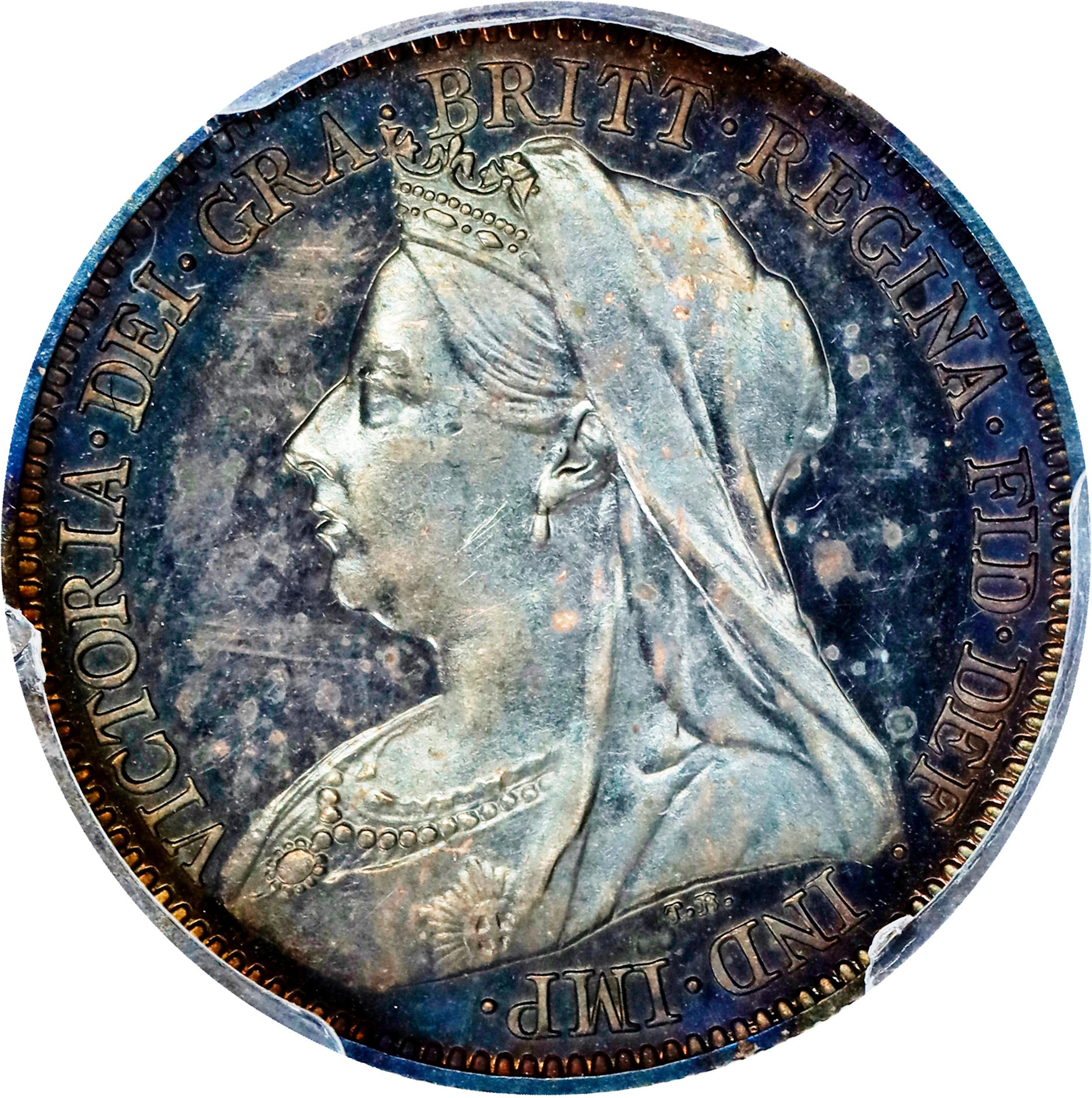 GREAT BRITAIN. 6 Pence, 1893. London Mint. Victoria. PCGS PROOF-66.
