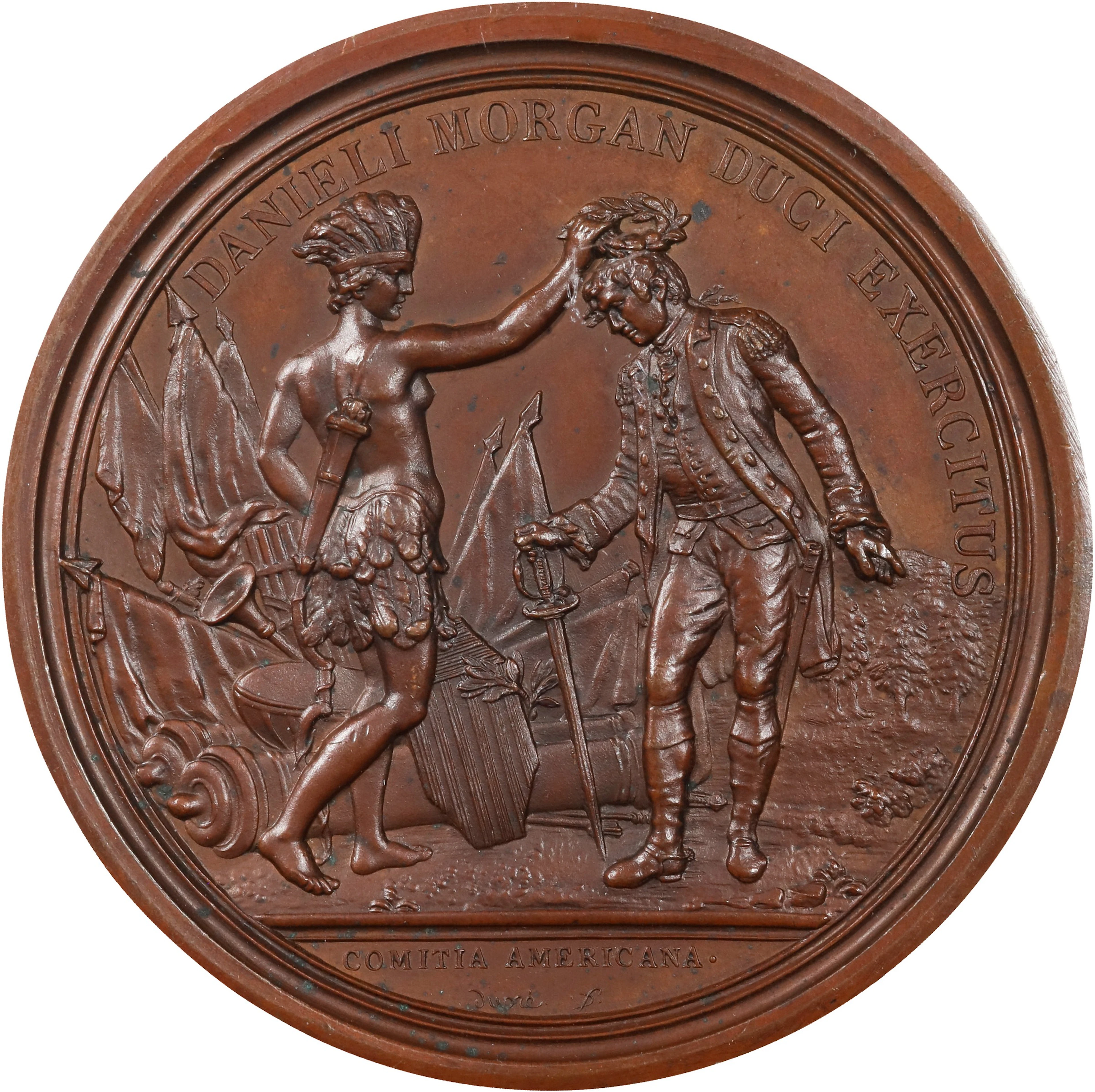 "1781" (post-1839) General Daniel Morgan, Battle of the Cowpens Medal.