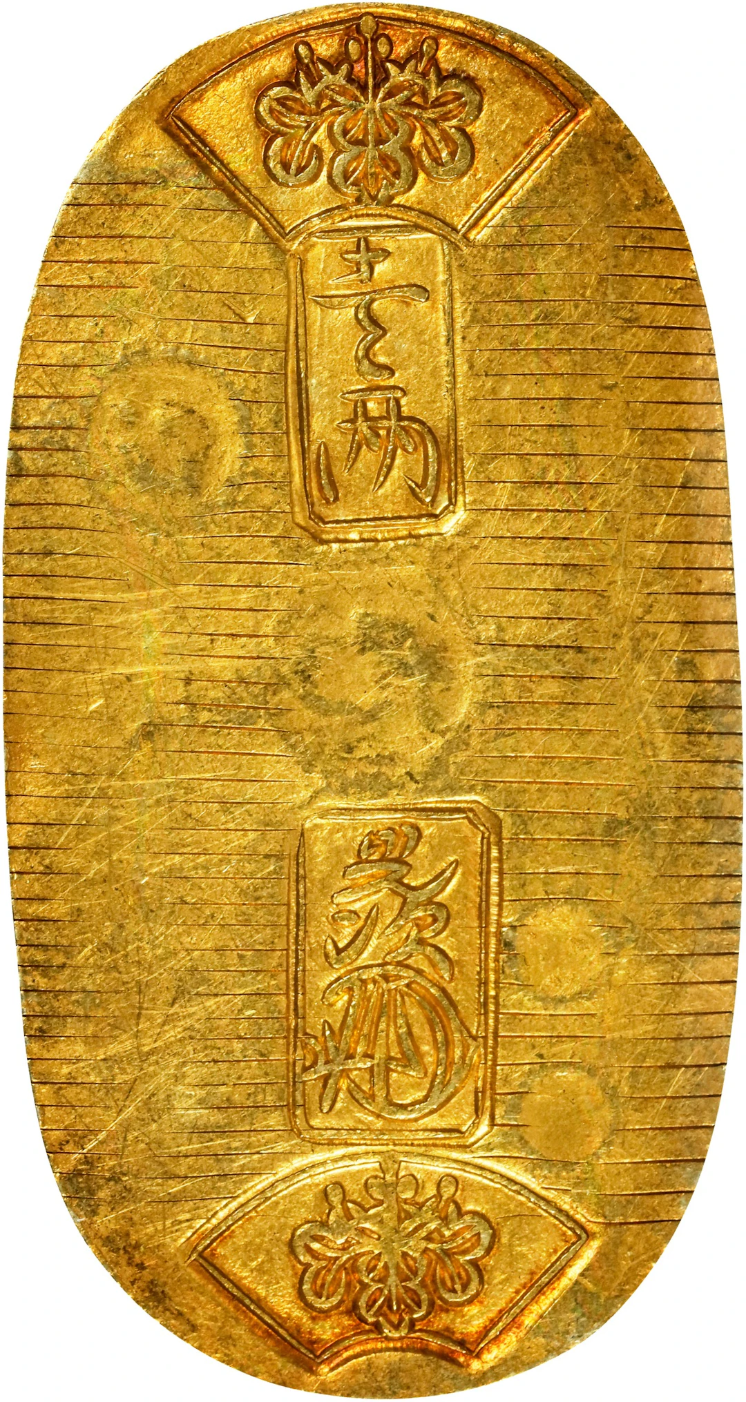 JAPAN. Koban, ND (1837-58). Tempo era. PCGS Genuine--Scratch, AU Details.