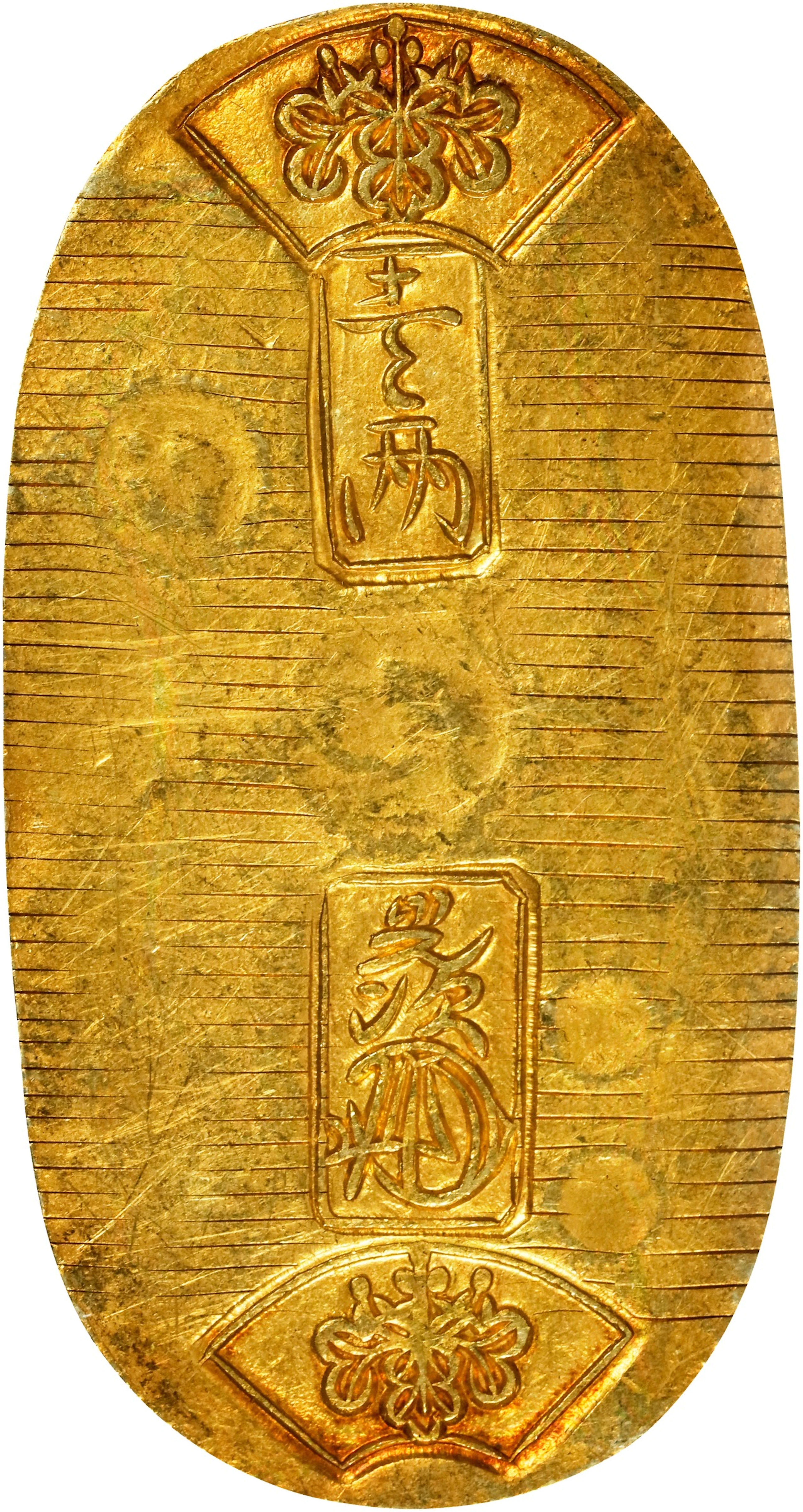 JAPAN. Koban, ND (1837-58). Tempo era. PCGS Genuine--Scratch, AU Details.