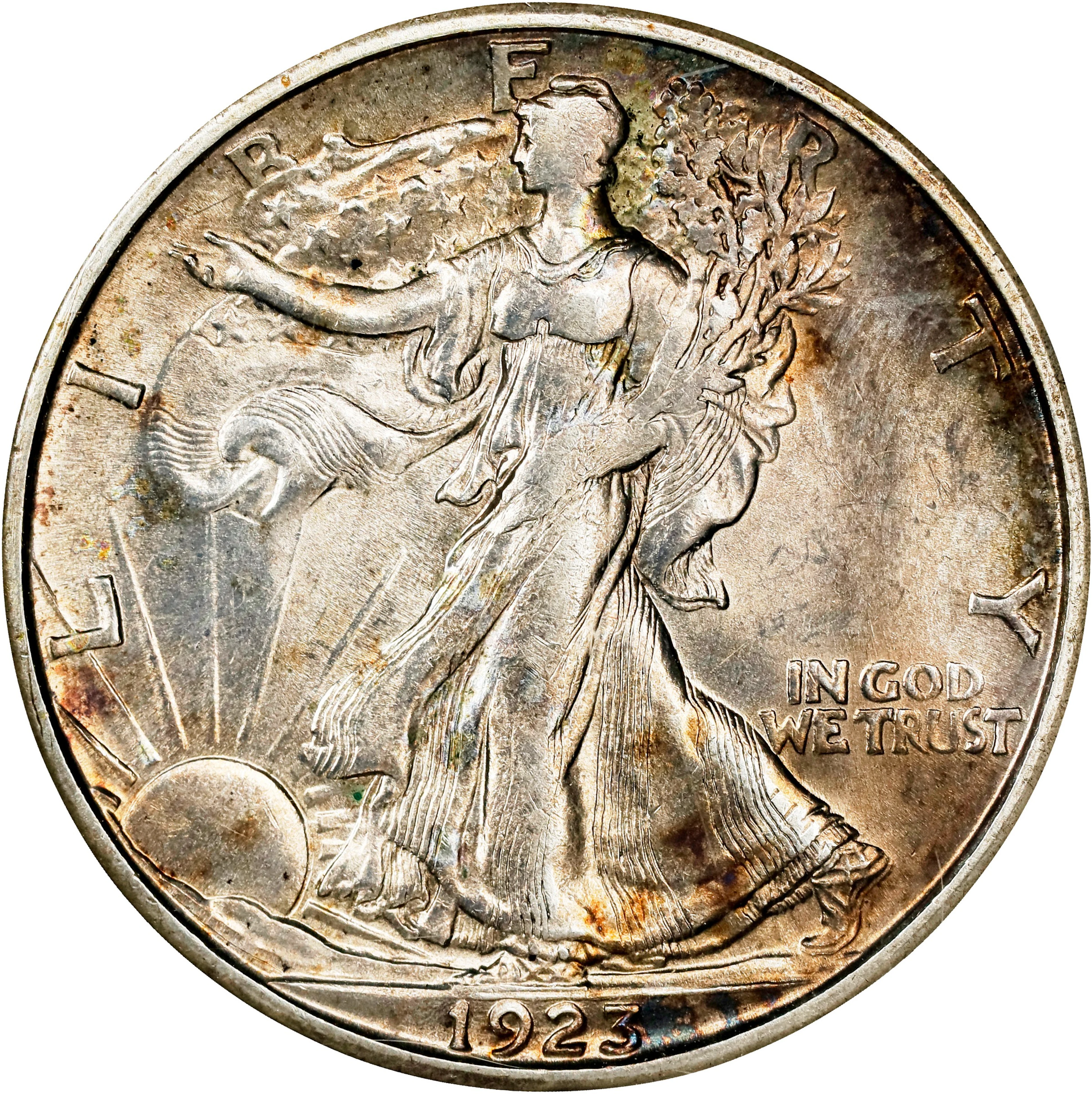 1923-S Walking Liberty Half Dollar. MS-62 (ANACS). OH.