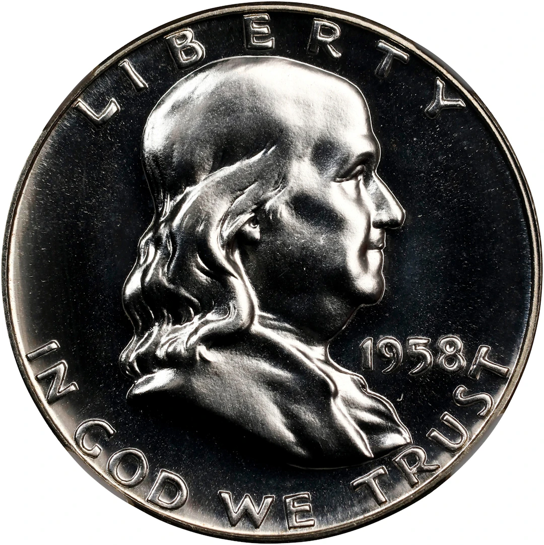 1958 Franklin Half Dollar. Proof-69 (NGC).
