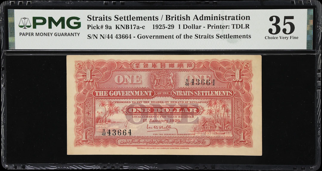 STRAITS SETTLEMENTS. Government of the Straits Settlements. 1 Dollar