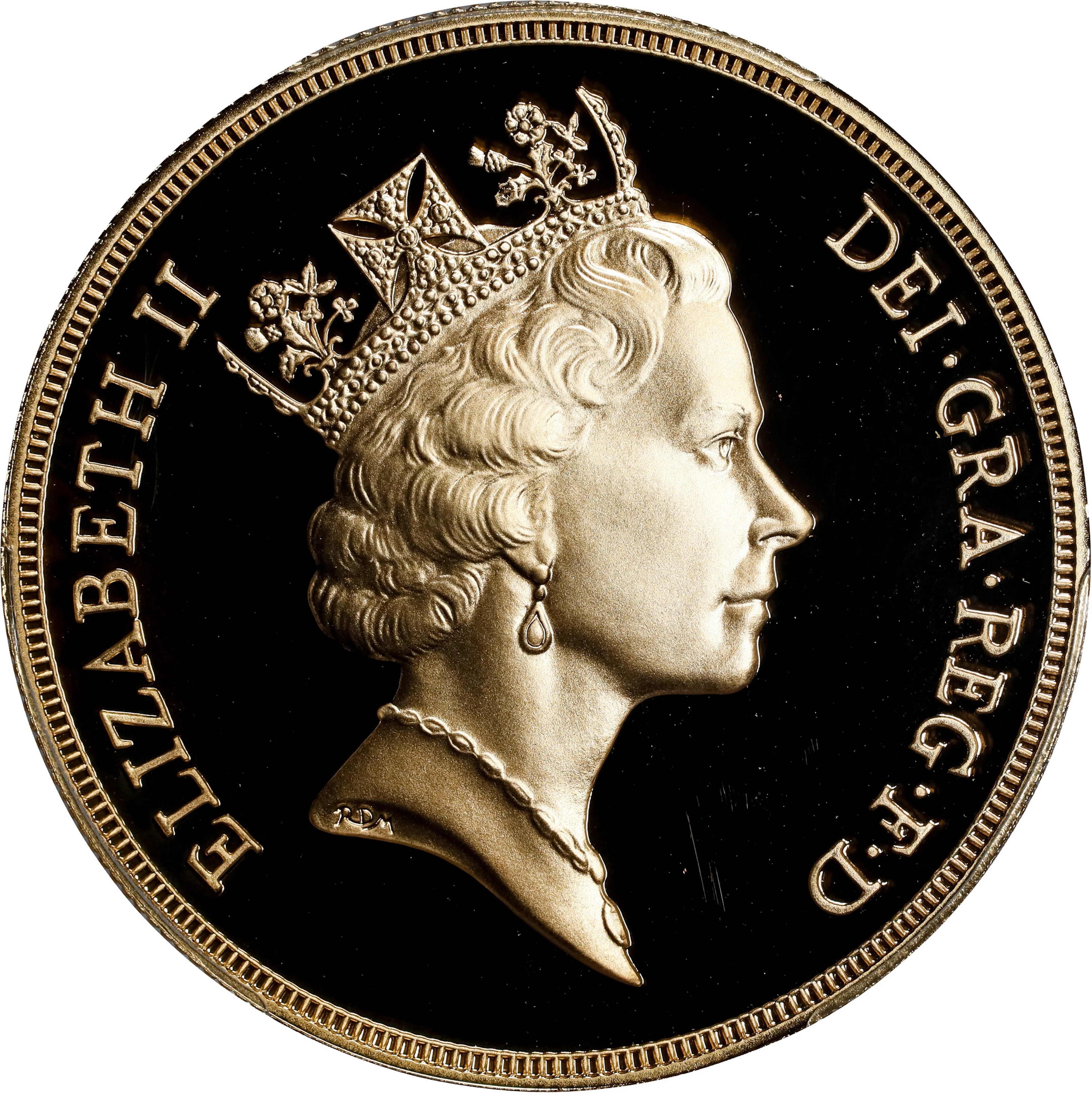 GREAT BRITAIN. 5 Pounds, 1985. Llantrisant Mint. Elizabeth II. PCGS