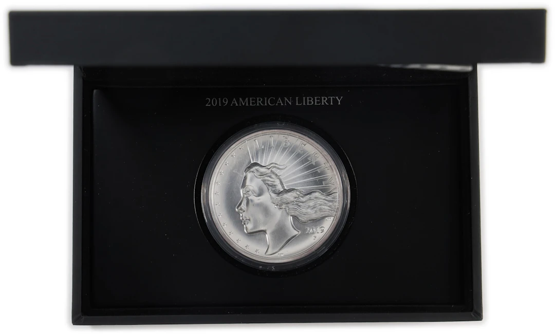 (2.5 oz, 77.76 g ASW). 2019-P American Liberty Silver Medal. High Relief.