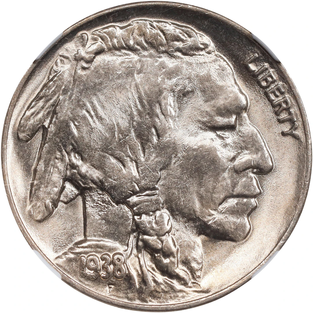 1938-D/S Buffalo Nickel. FS-511, OMM-1. MS-65 (NGC).
