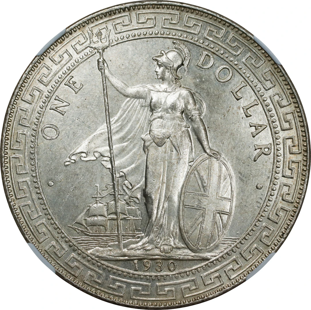GREAT BRITAIN. Trade Dollar, 1930-B. Bombay Mint. George V. NGC MS-65+.
