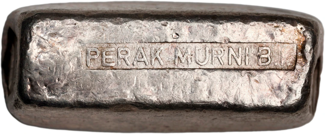 INDONESIA. Perak Murni Silver Ingot, ND (ca. 1950s-60s). ABOUT UNCIRCULATED.
