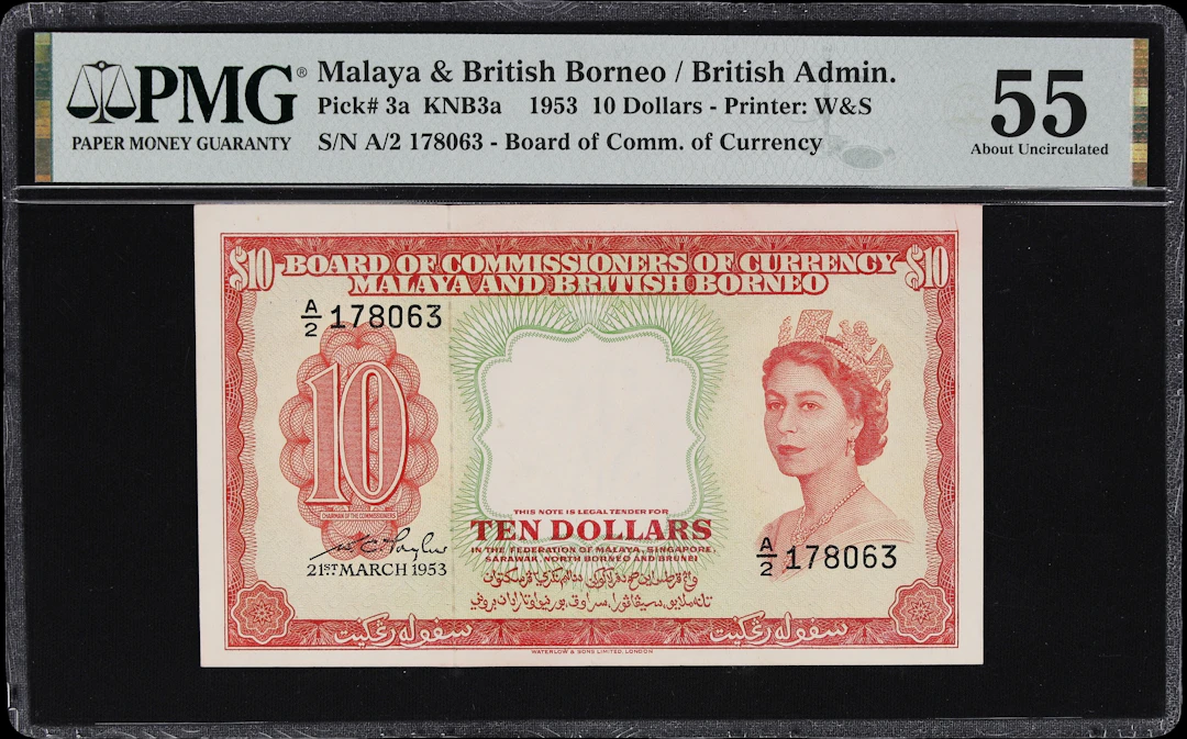 MALAYA AND BRITISH BORNEO. Board of Commissioners of Currency. 10