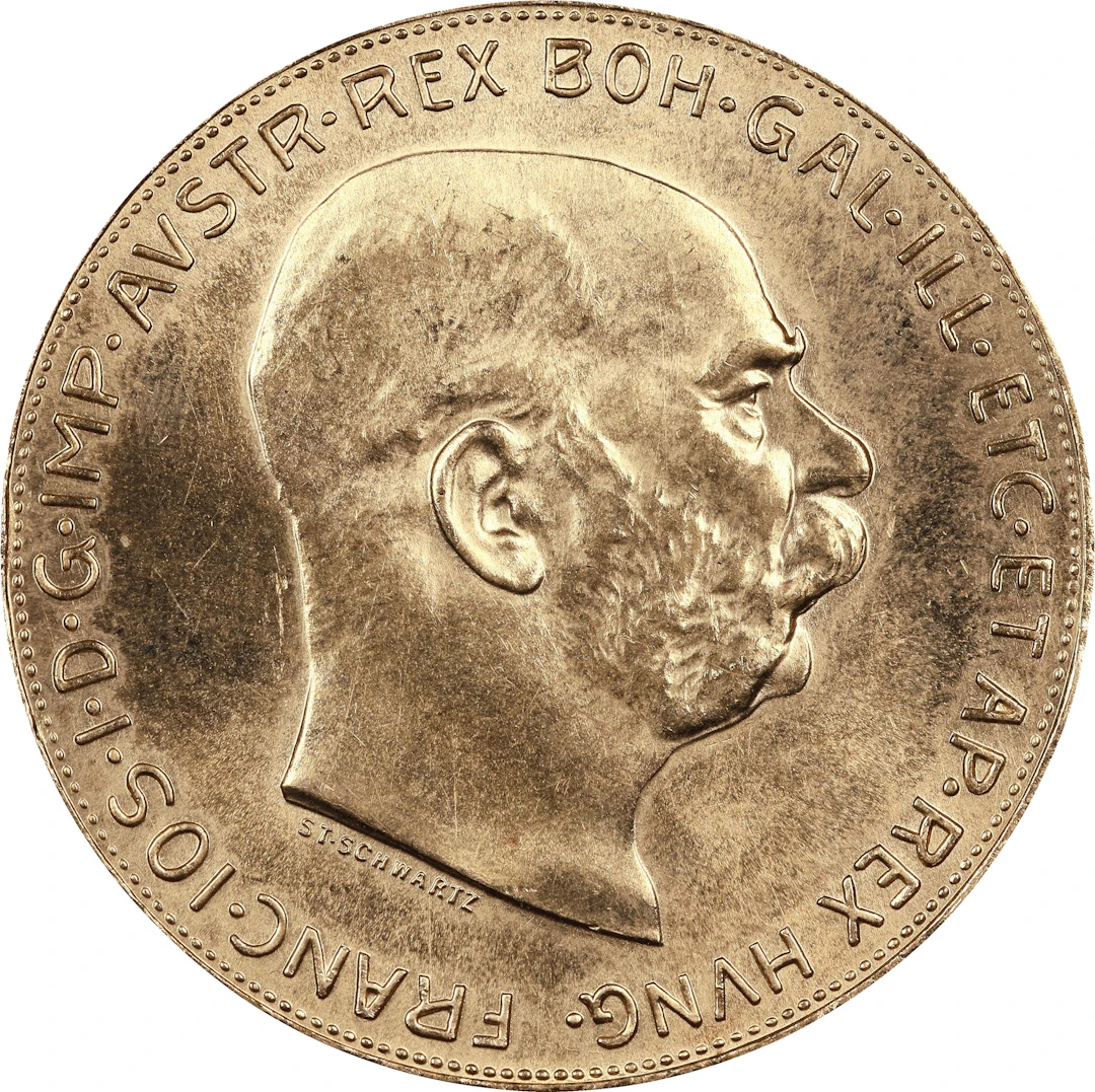 (0.98 oz, 30.482 g AGW). Austria. 1915 Gold 100 Corona.