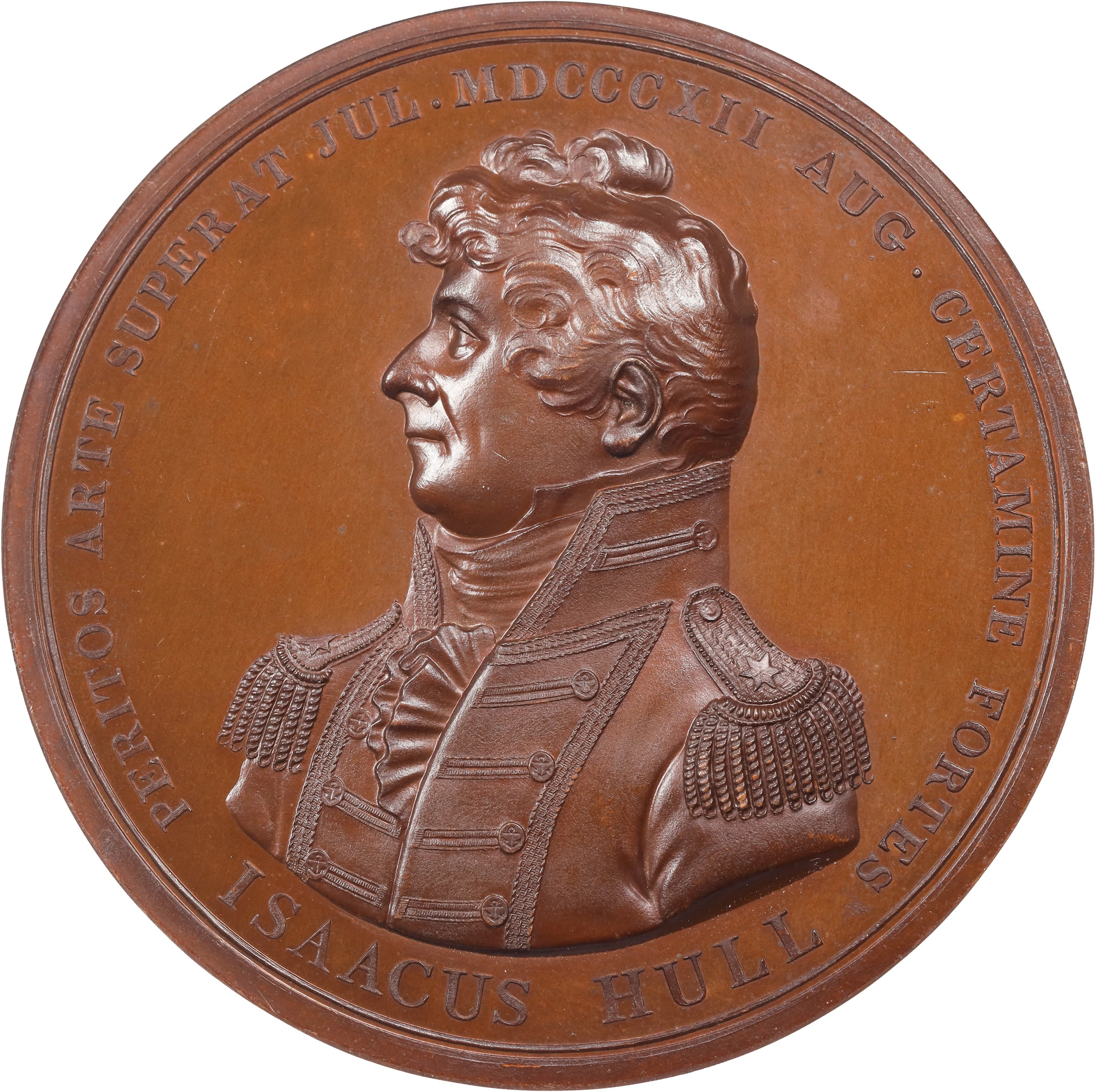 "1812" Captain Isaac Hull, USS Constitution vs. HMS Guerriere Medal.