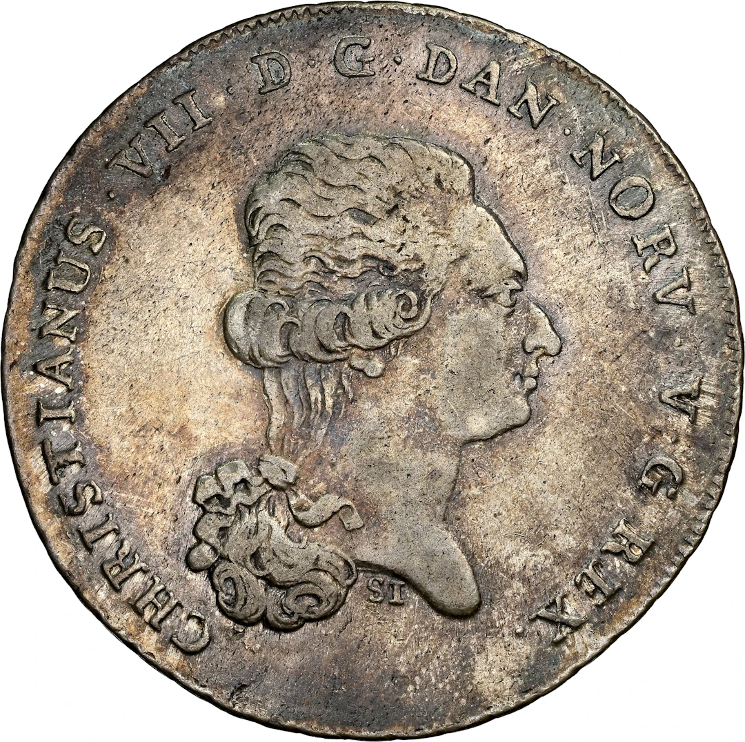 NORWAY. Speciedaler, 1792. Kongsberg Mint. Christian VII. NGC EF-45.