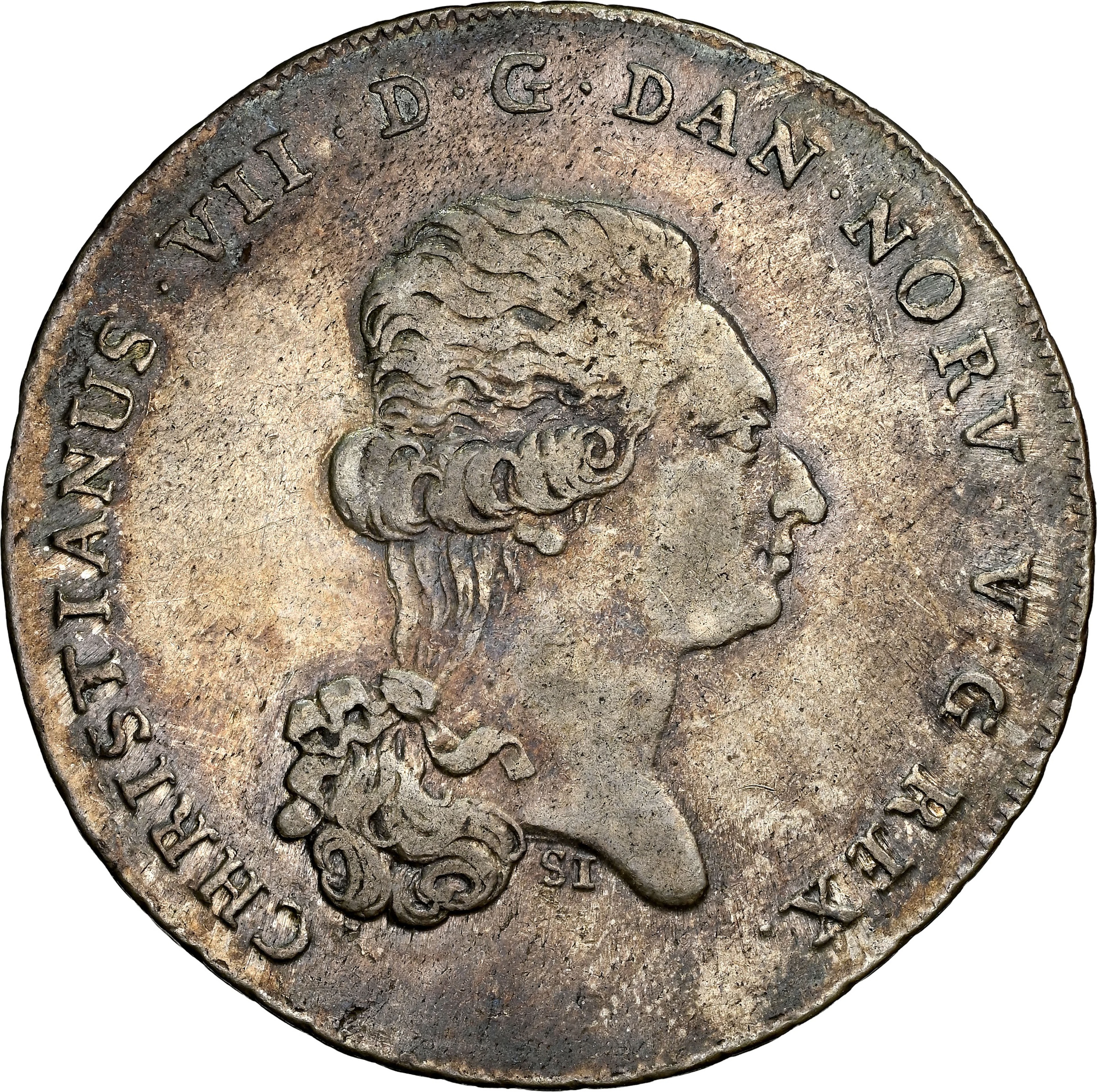 NORWAY. Speciedaler, 1792. Kongsberg Mint. Christian VII. NGC EF-45.