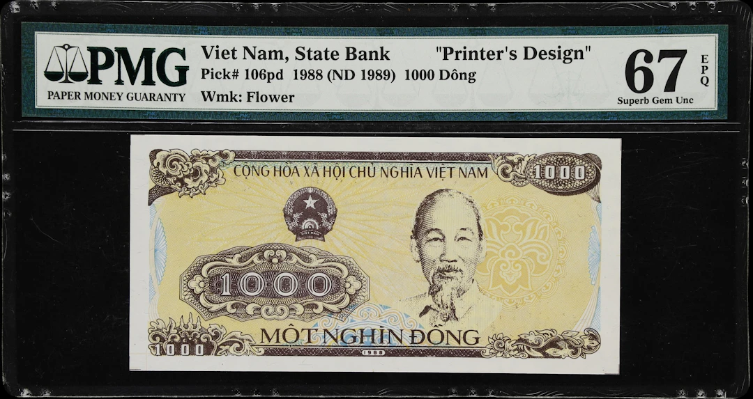 VIETNAM. State Bank of Vietnam. 1000 Dong, 1988 (ND 1989). P-106pd.