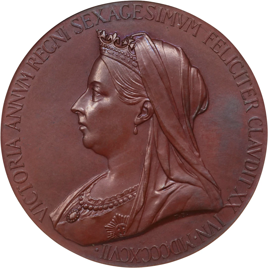 GREAT BRITAIN. Victoria Diamond Jubilee Bronze Medal, 1897. London