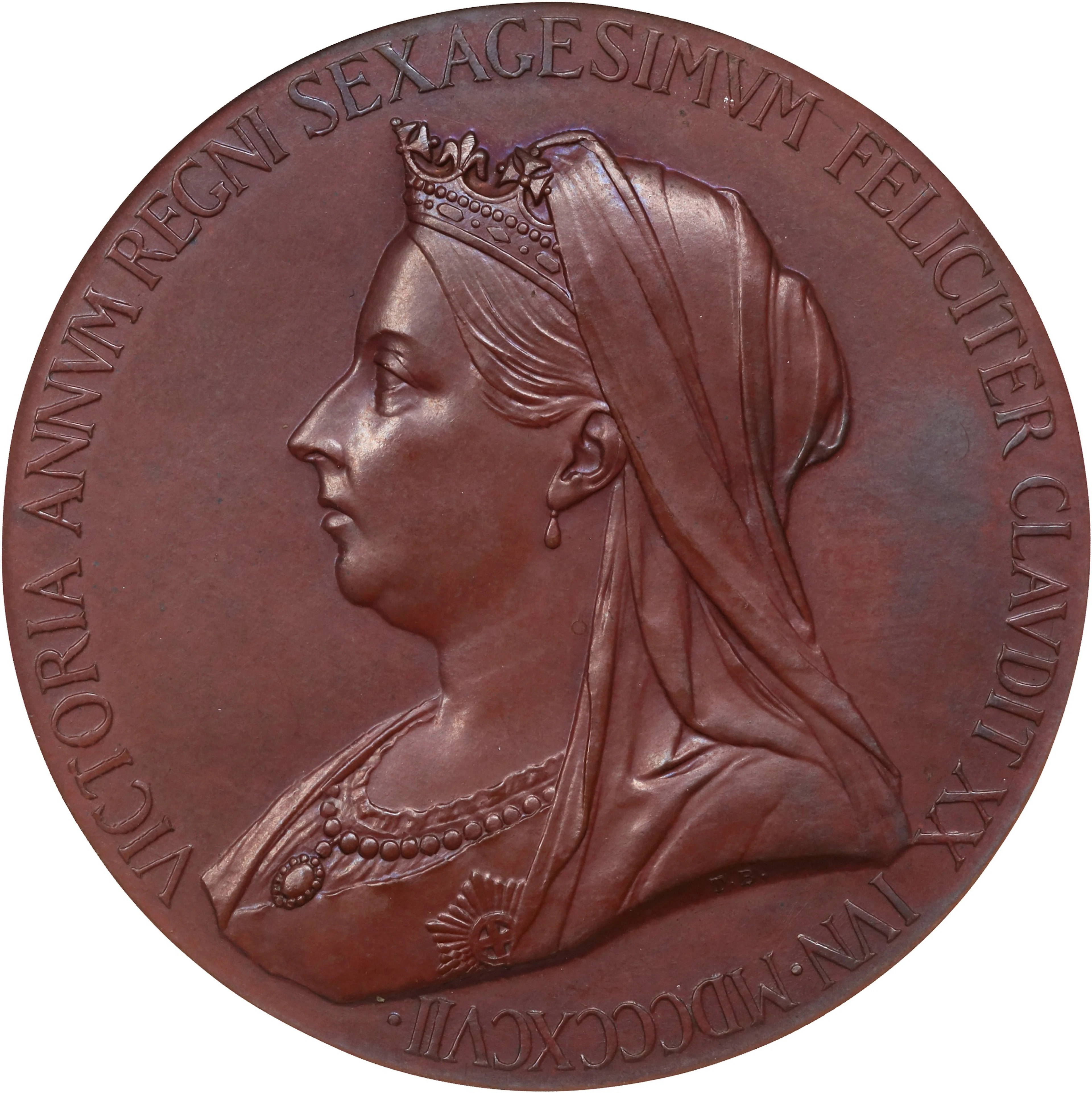 GREAT BRITAIN. Victoria Diamond Jubilee Bronze Medal, 1897. London