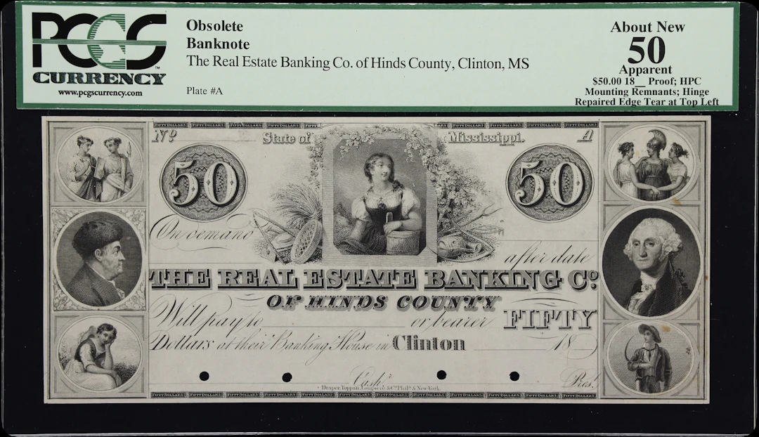 Clinton, Mississippi. Real Estate Banking Company of Hinds County.