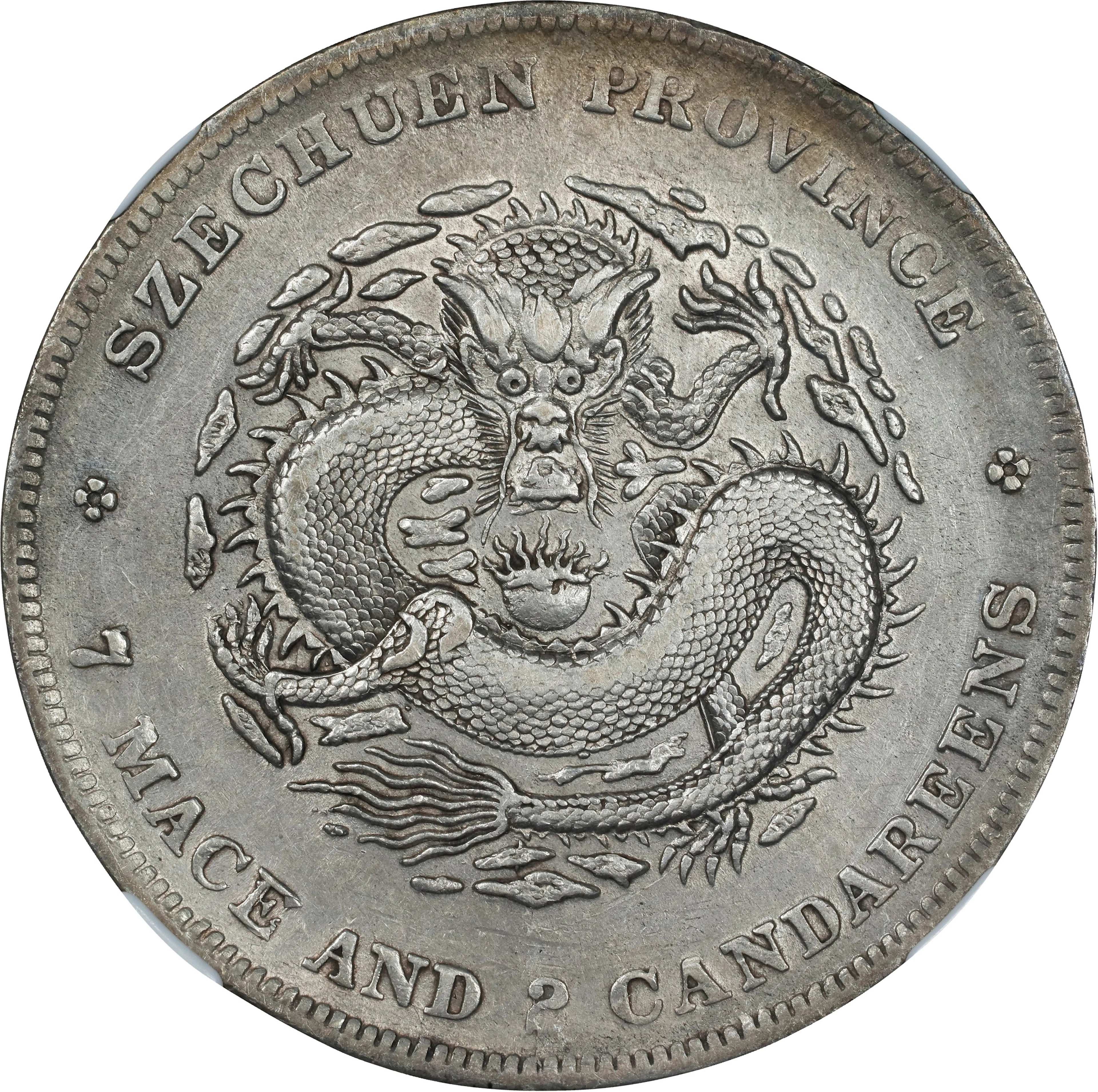 (t) CHINA. Szechuan. 7 Mace 2 Candareens (Dollar), ND (1901-08). Chengdu