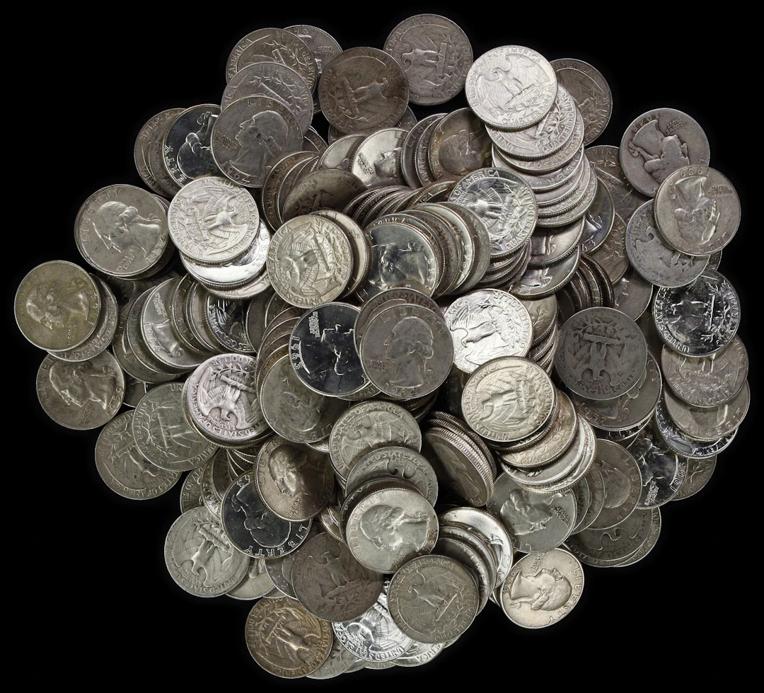 (44.509 oz, 1384.4 g ASW). $62.25 Face Value in 90% Silver Quarters.