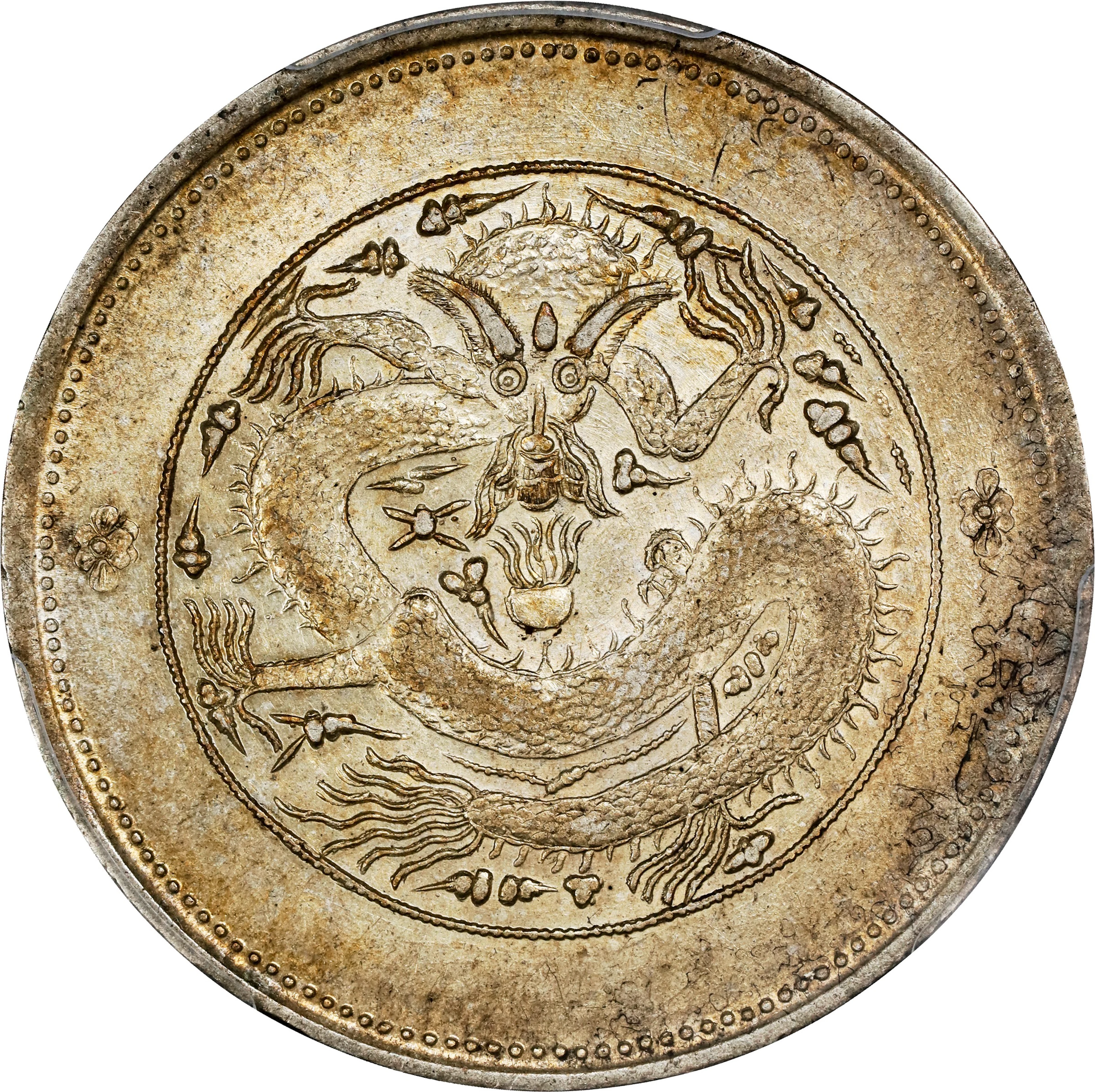 (t) CHINA. Sinkiang. 5 Mace (Miscals), ND (1910). Urumchi (Tihwa)