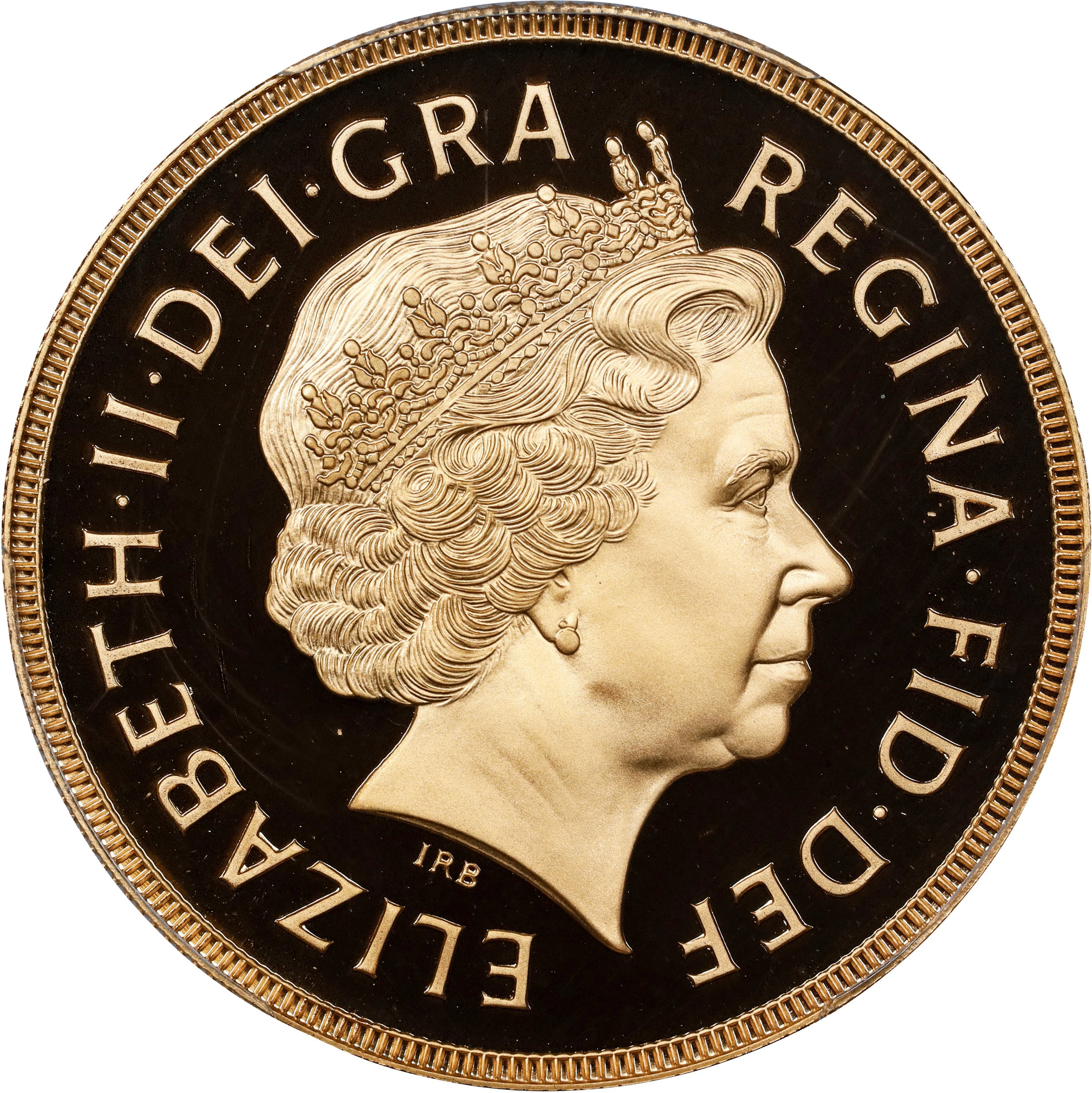 GREAT BRITAIN. 5 Pounds, 2001. Llantrisant Mint. Elizabeth II. PCGS