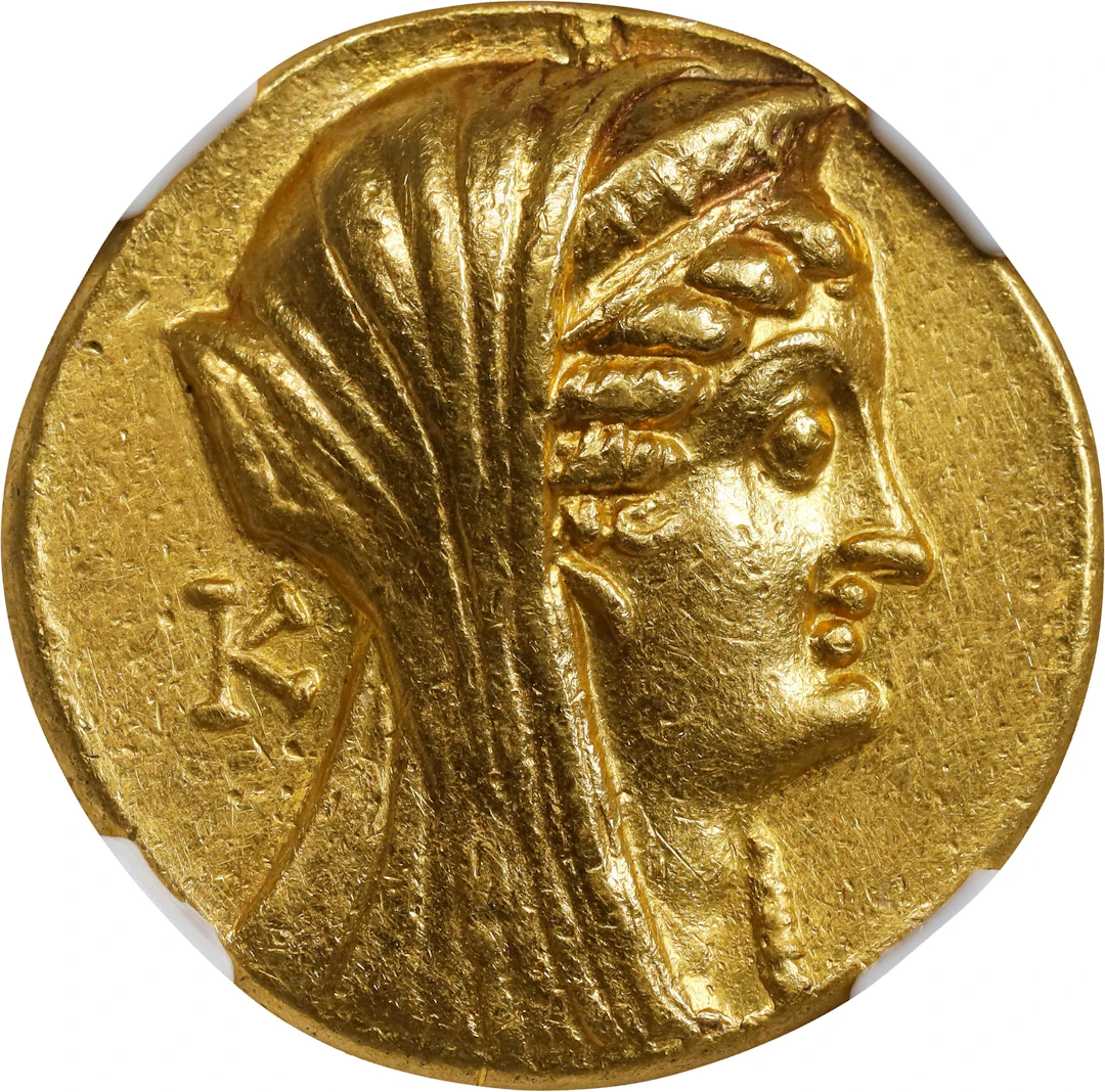 PTOLEMAIC EGYPT. Arsinoe II Philadelphos, Died 270/68 B.C. AV Oktadrachm